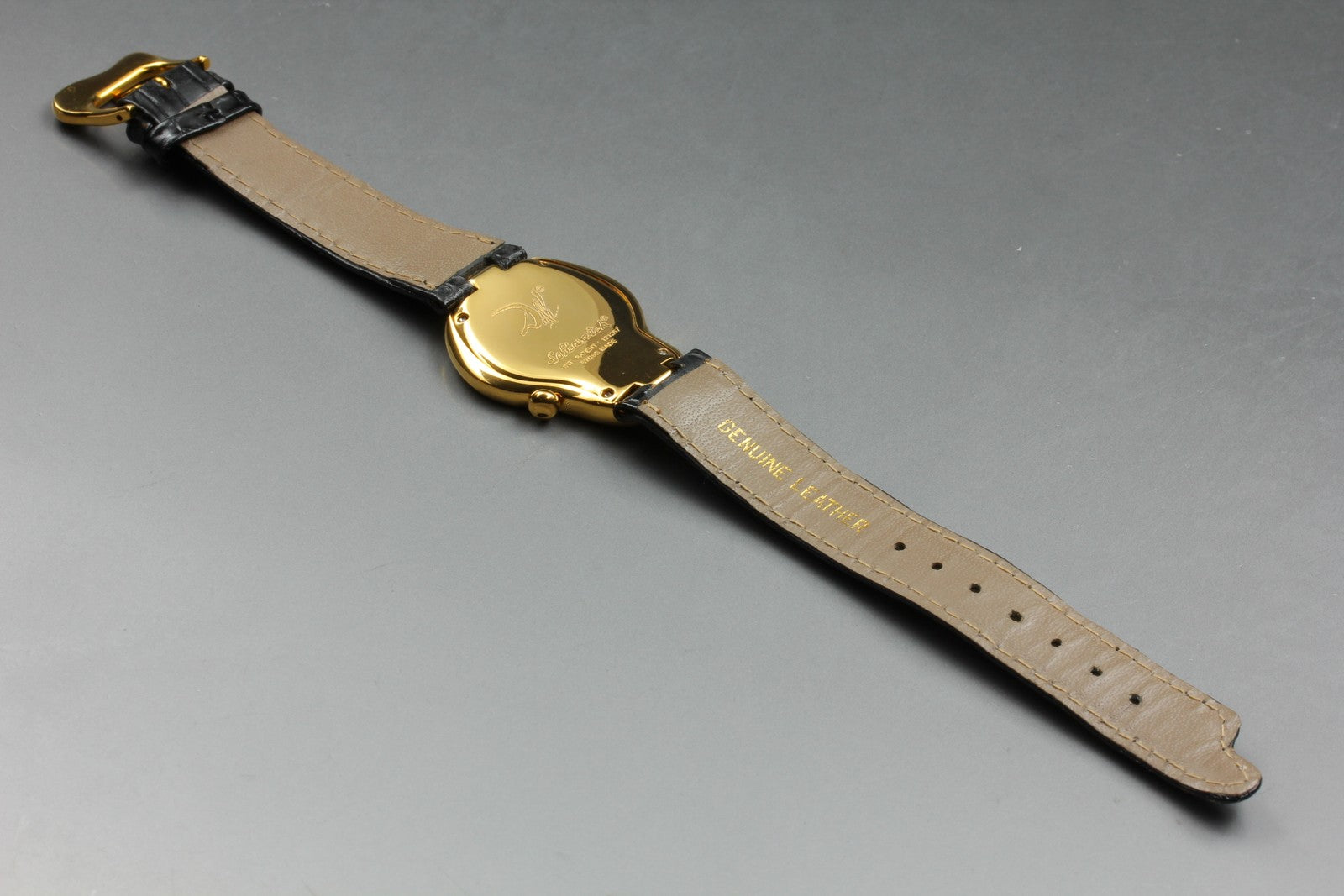 [Overhauled] Salvador Dali Softwatch 121257 32mm Gold Black Unisex Quartz Watch