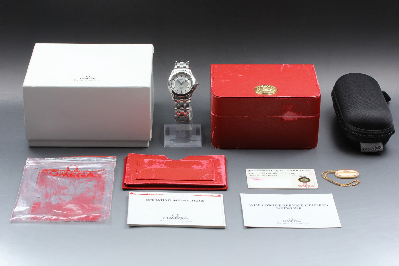 OMEGA Seamaster 120m 2511.31 / 196.1501 Cal.1538 Silver Quartz Mens Watch [Box]