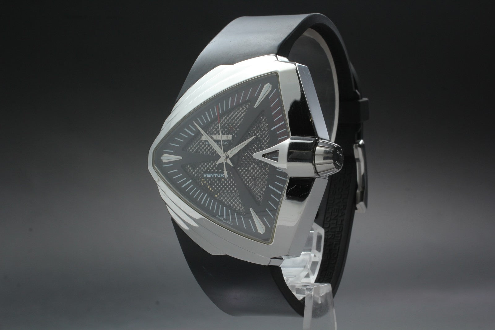 [Exc+5] HAMILTON Ventura XXL H246551 Black 45mm Automatic Men's Watch From JAPAN