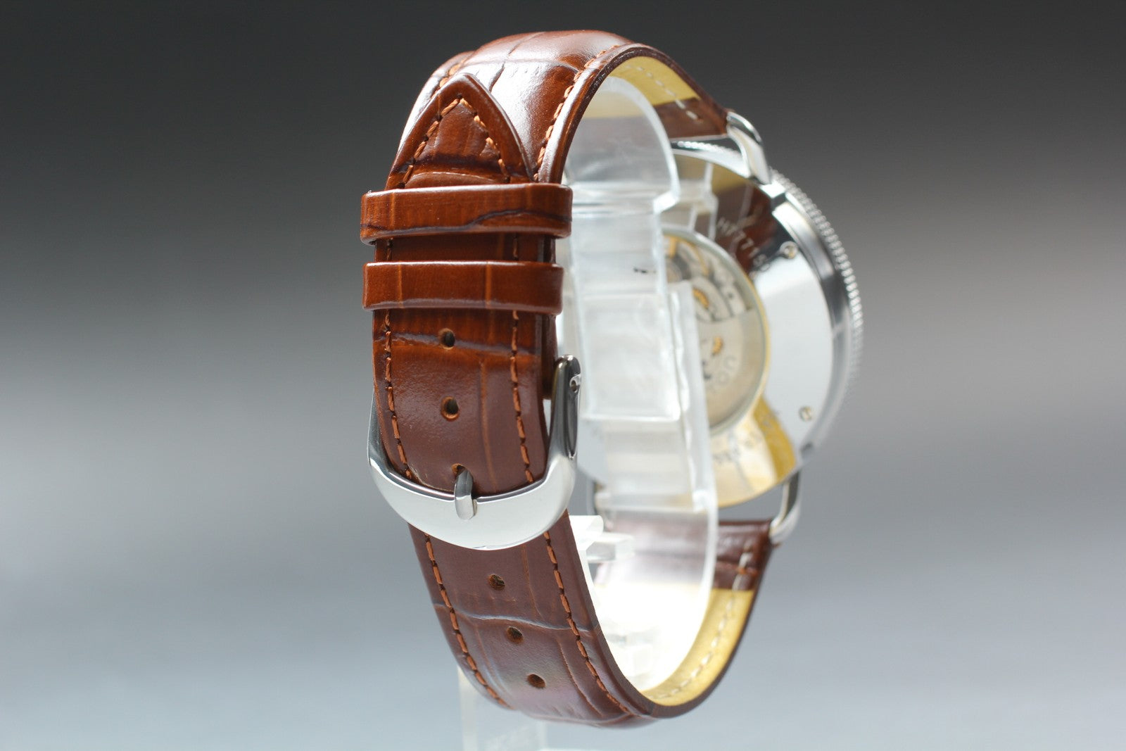 Hamilton Khaki Pioneer H777150 43mm White Dial Brown Automatic Men's Watch [Box]