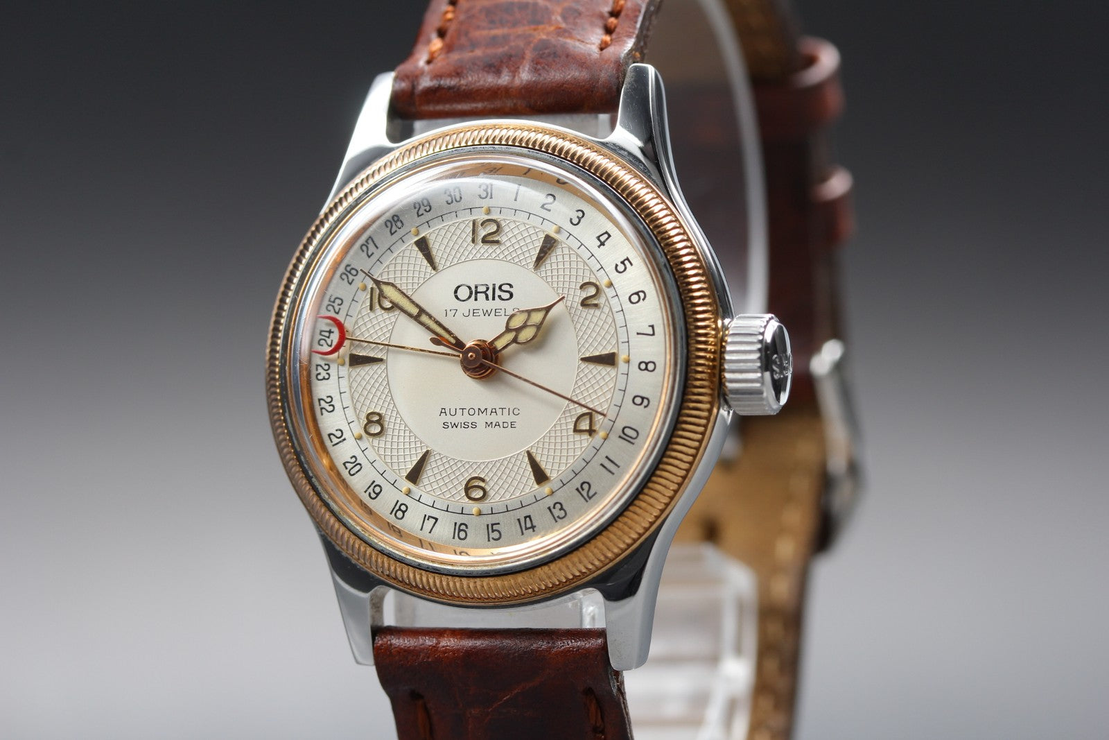 Vintage ORIS Big Crown Pointer Date 7400B 31mm Men's Automatic Watch [w /Box]