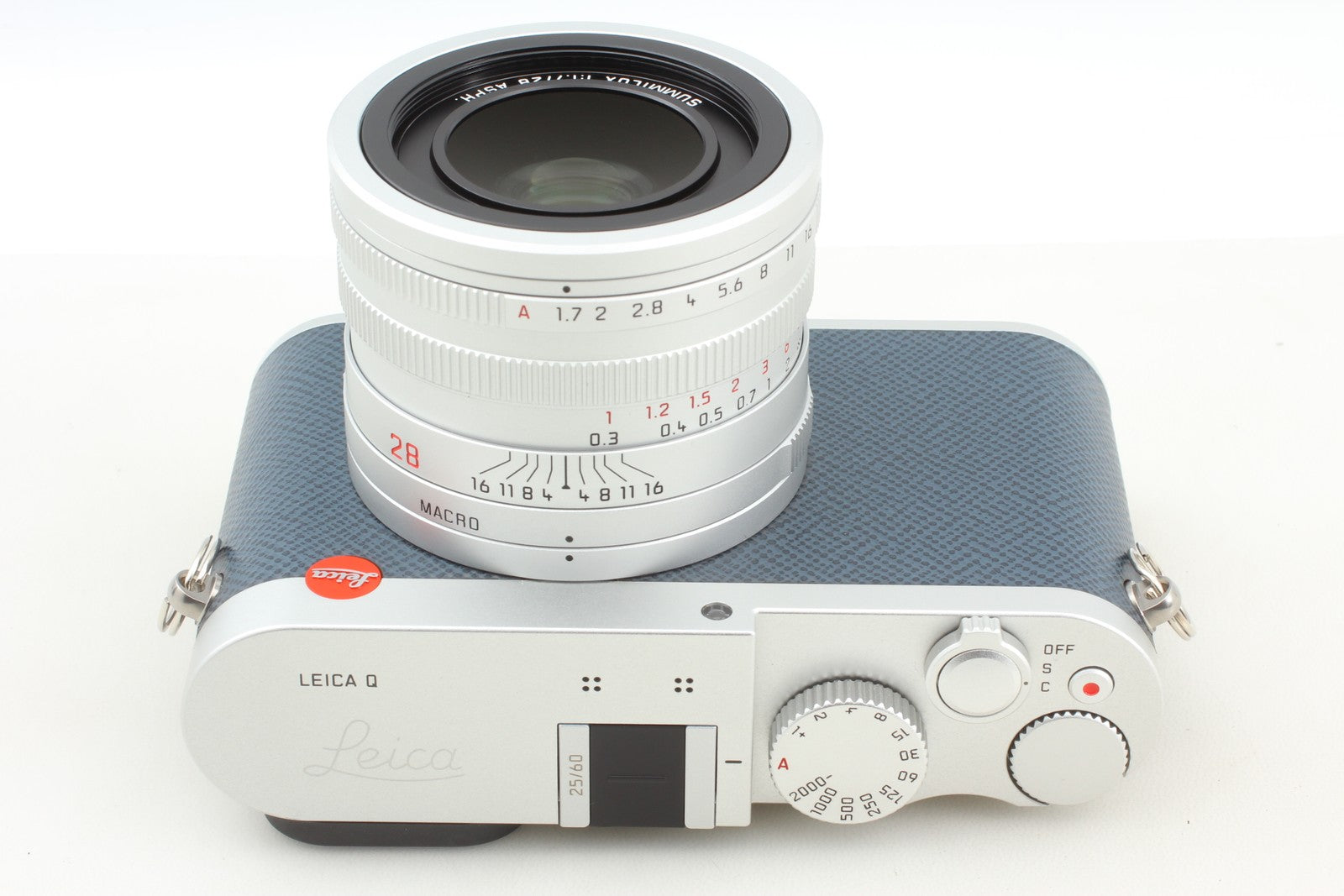 Rare Limited Edition [NOS Top MINT] Leica Q Globe Trotter Navy Blue From JAPAN