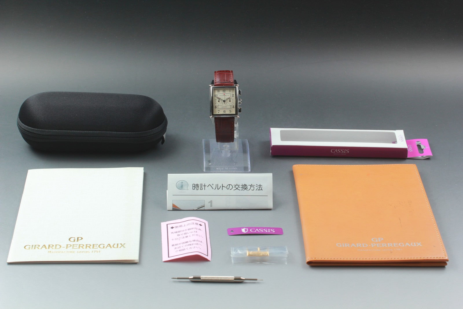 Limited [Exc+5] Girard Perregaux Vintage 1945 Chronograph 2599 Men's Watch AT