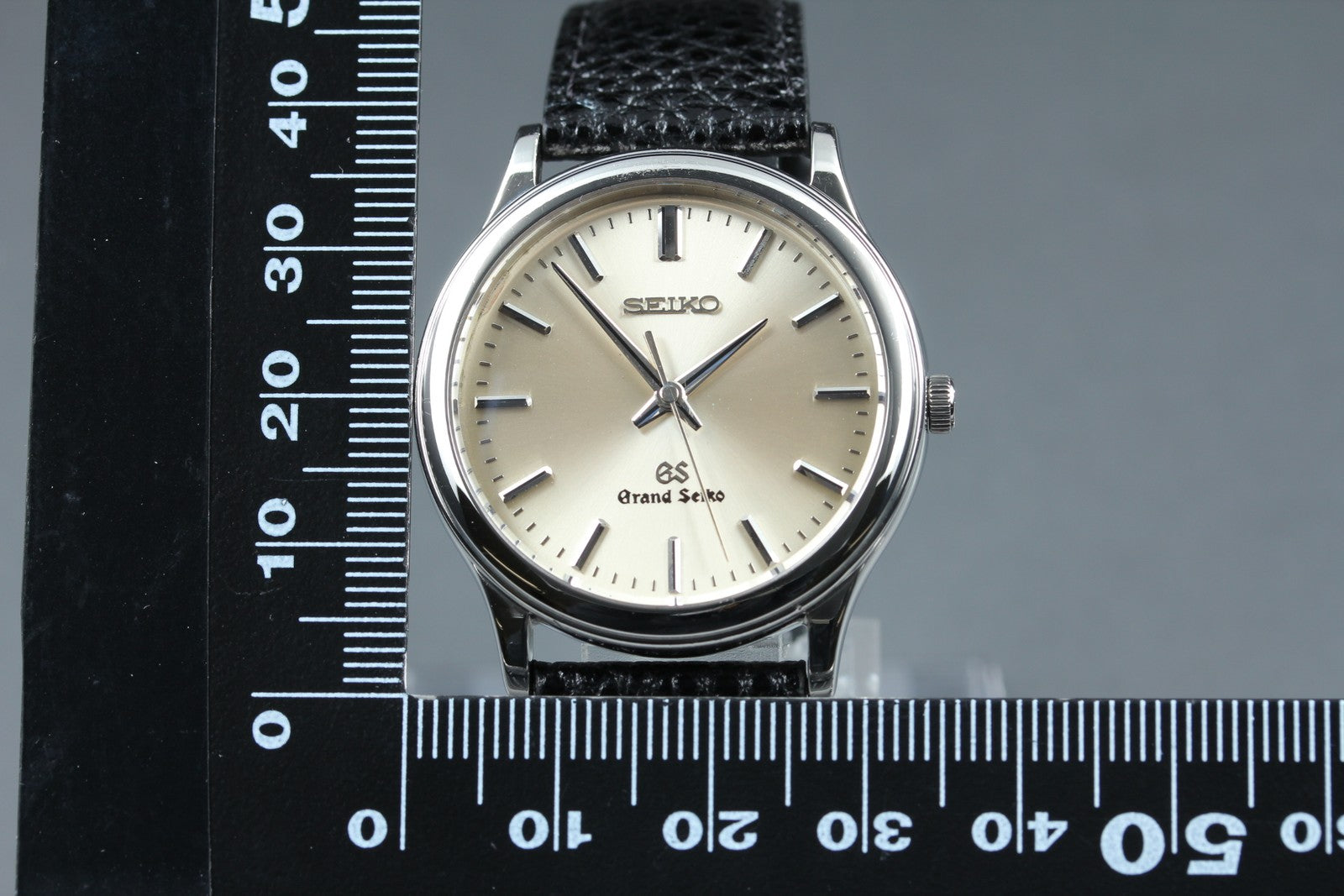 SEIKO Grand SEIKO GS 8J55-0A10 Silver Black 34mm Quartz Men's Watch