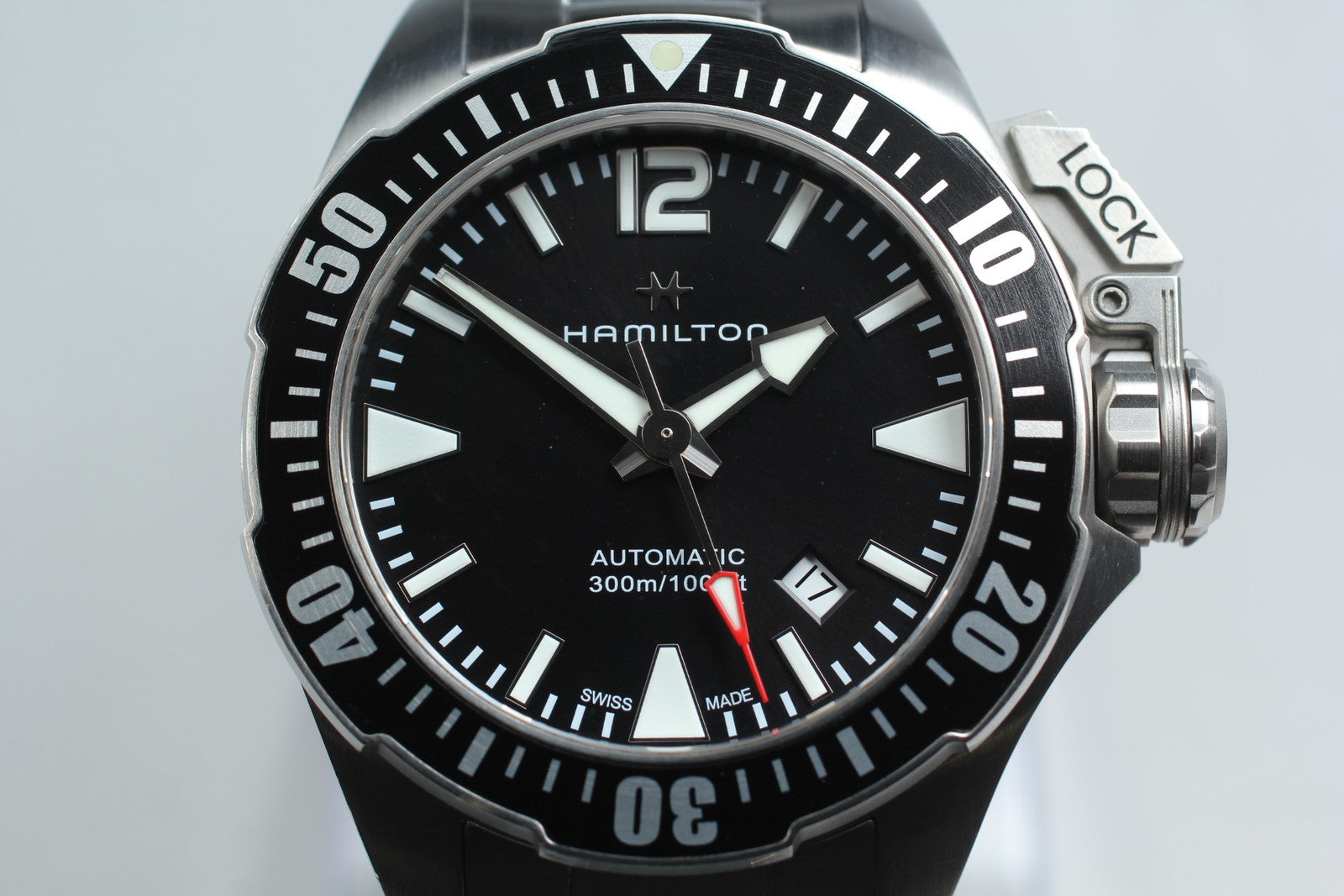 Hamilton Khaki Navy Openwater H776050 Black 42mm Automatic Men's Watch [w/Box]