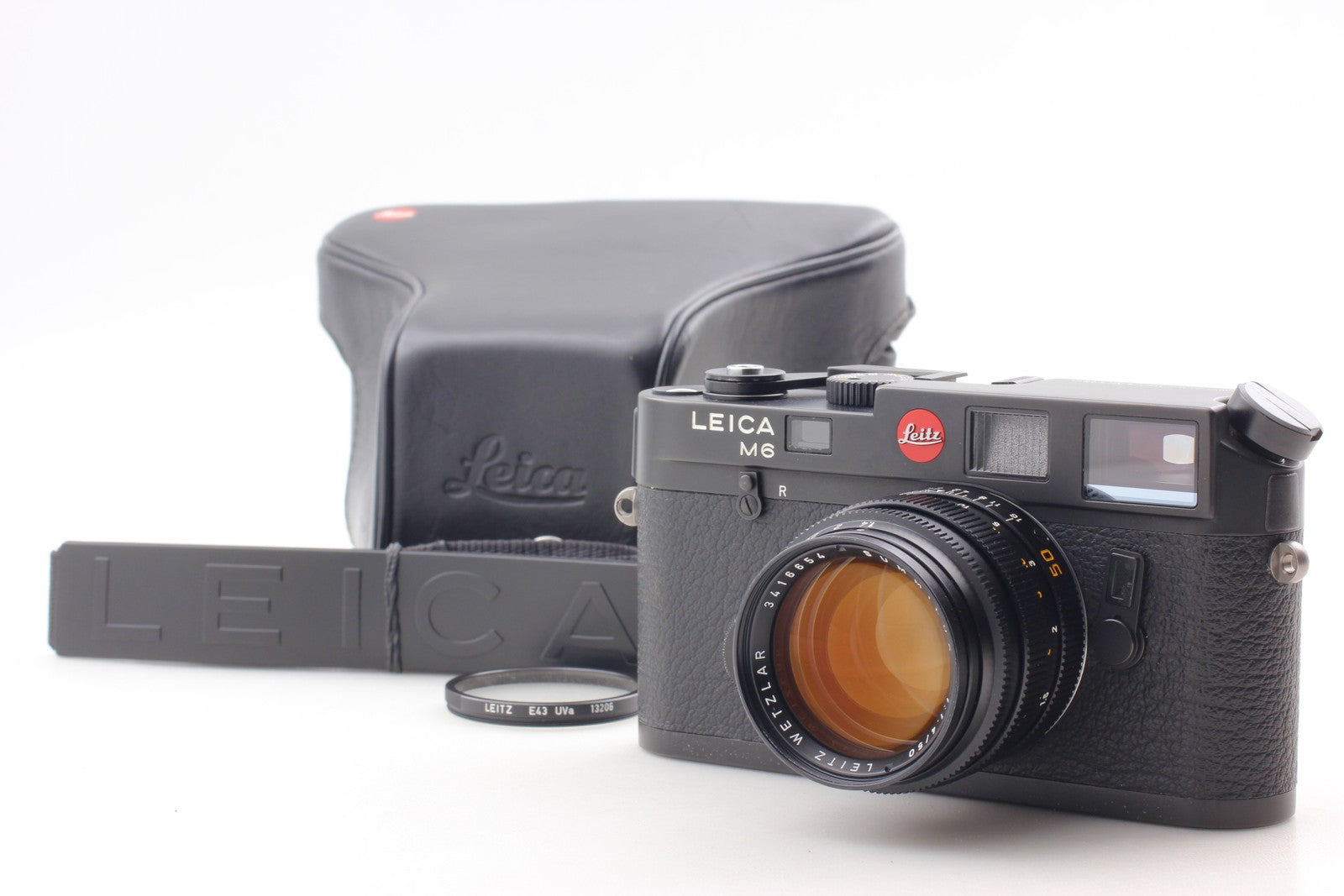 【MINT】Leica M6 Black 0.72 Non TTL Film Camera + Summilux 50mm f1.4 Lens JAPAN