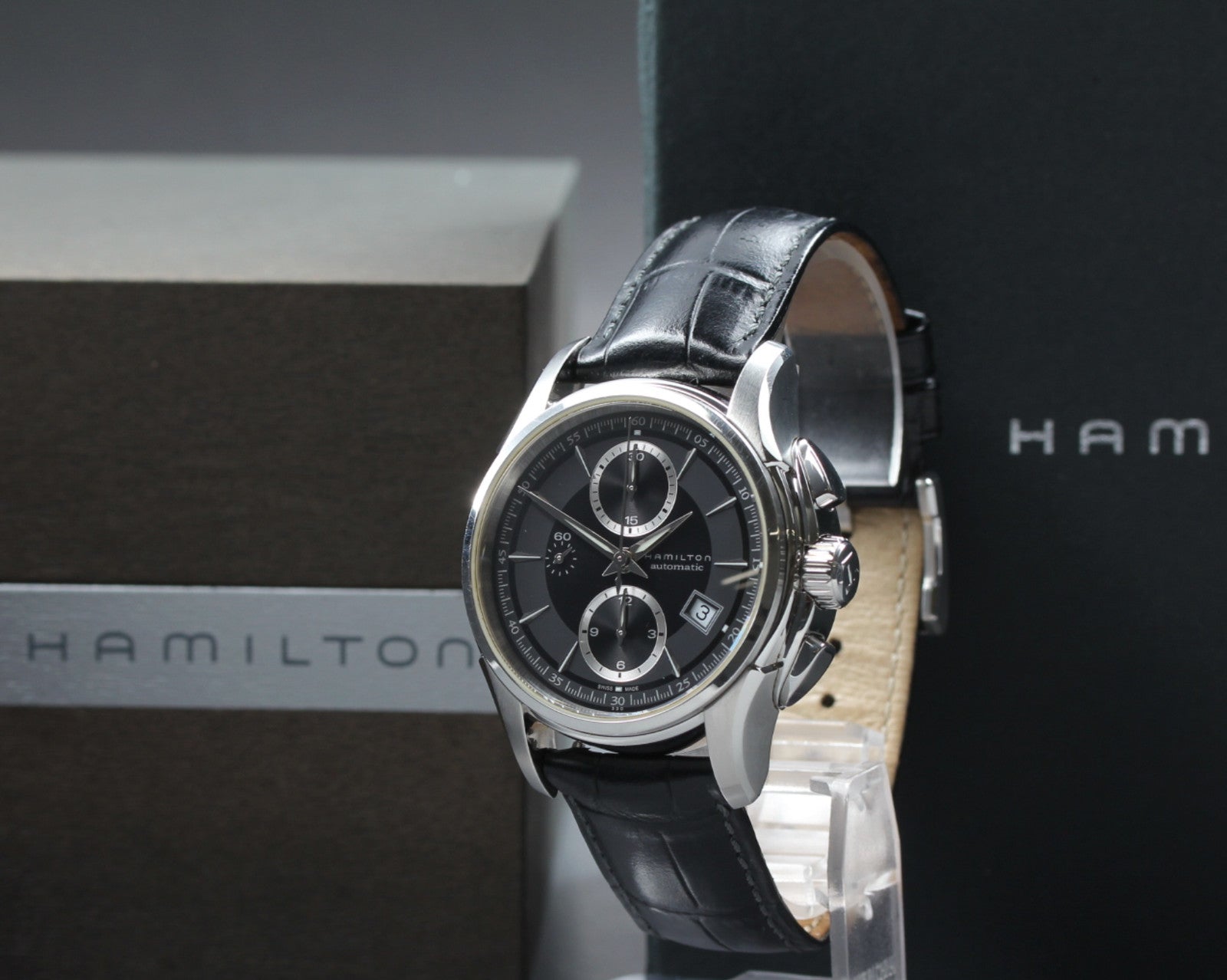 [Exc+5 Box] Hamilton Jazzmaster Auto Chronograph H326160 Automatic Men’s Watch