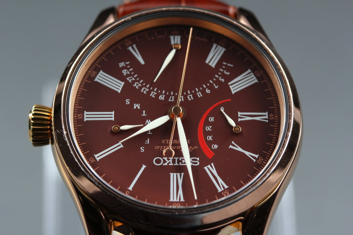 [Limited] SEIKO Presage 6R24-00J0 SARD014 Gold Brown AT Men's Watch JAPAN BOX