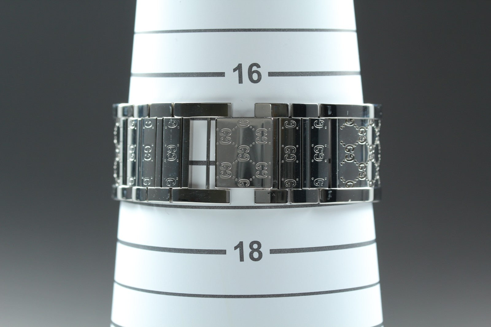 GUCCI 112 Twirl Double Diamond Brown Dial YA112504 23mm Woman's Qz Watch [Box]