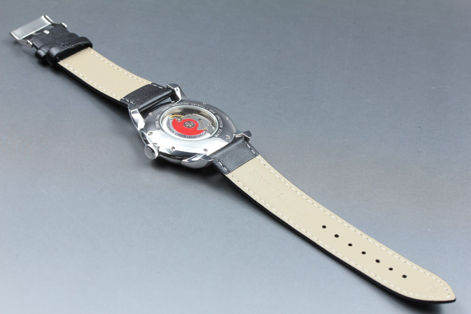 ORIS Artelier 7545 Silver Dial Automatic Small Second Men's Watch 44mm Exc+5 JP