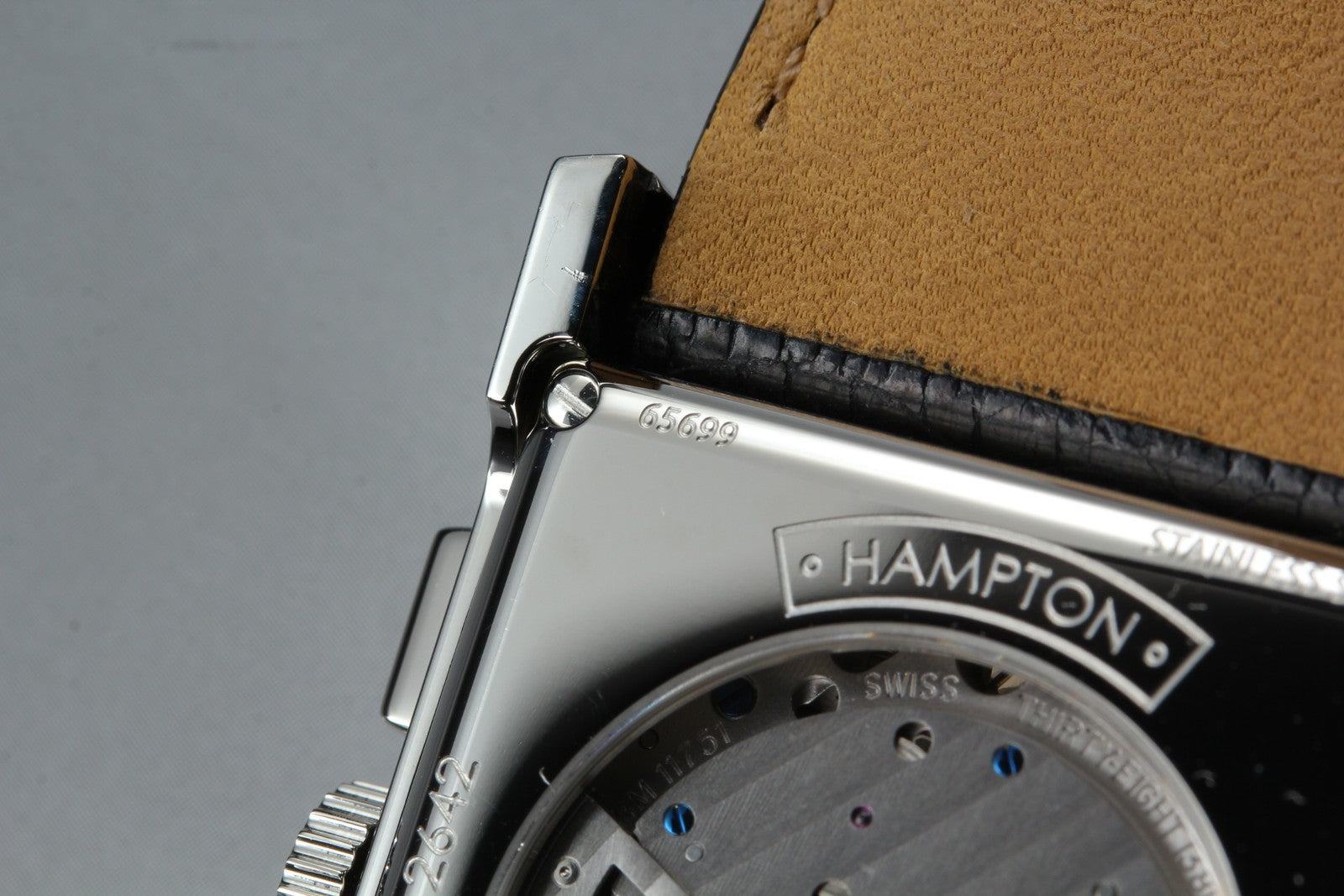 N MINT*Box BAUME＆MERCIER Hampton 65699 Automatic Silver Men's Watch 34mm JAPAN