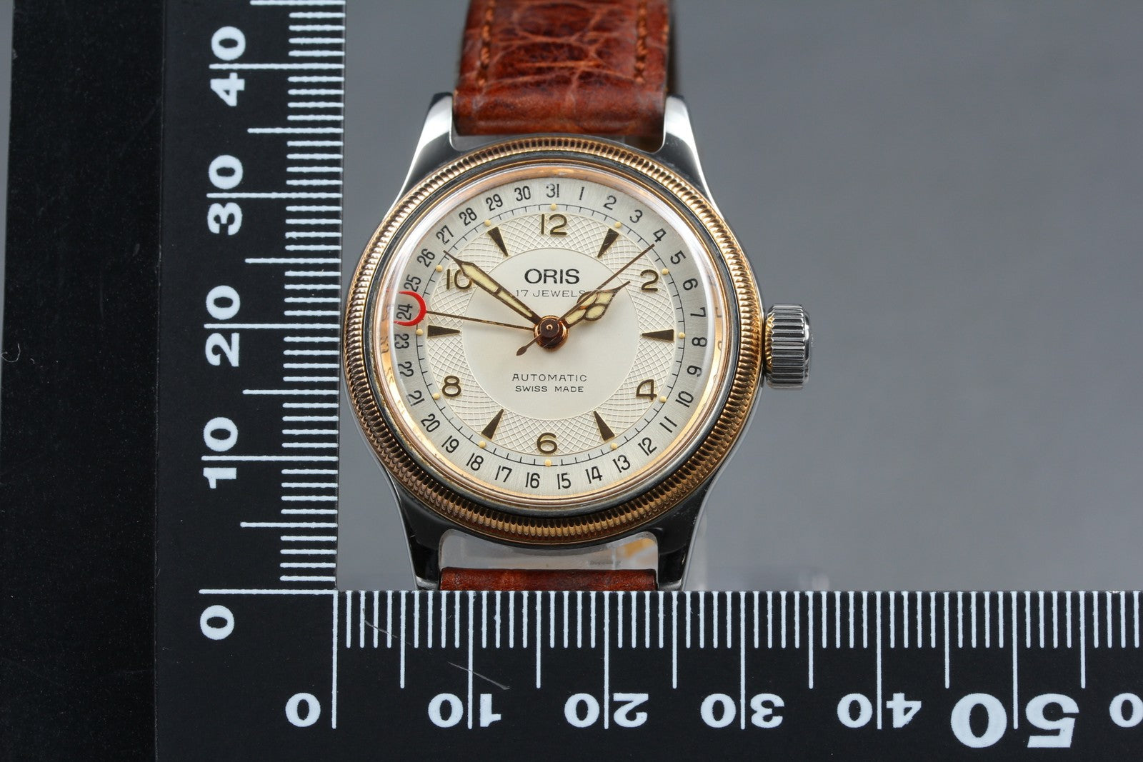 Vintage ORIS Big Crown Pointer Date 7400B 31mm Men's Automatic Watch [w /Box]