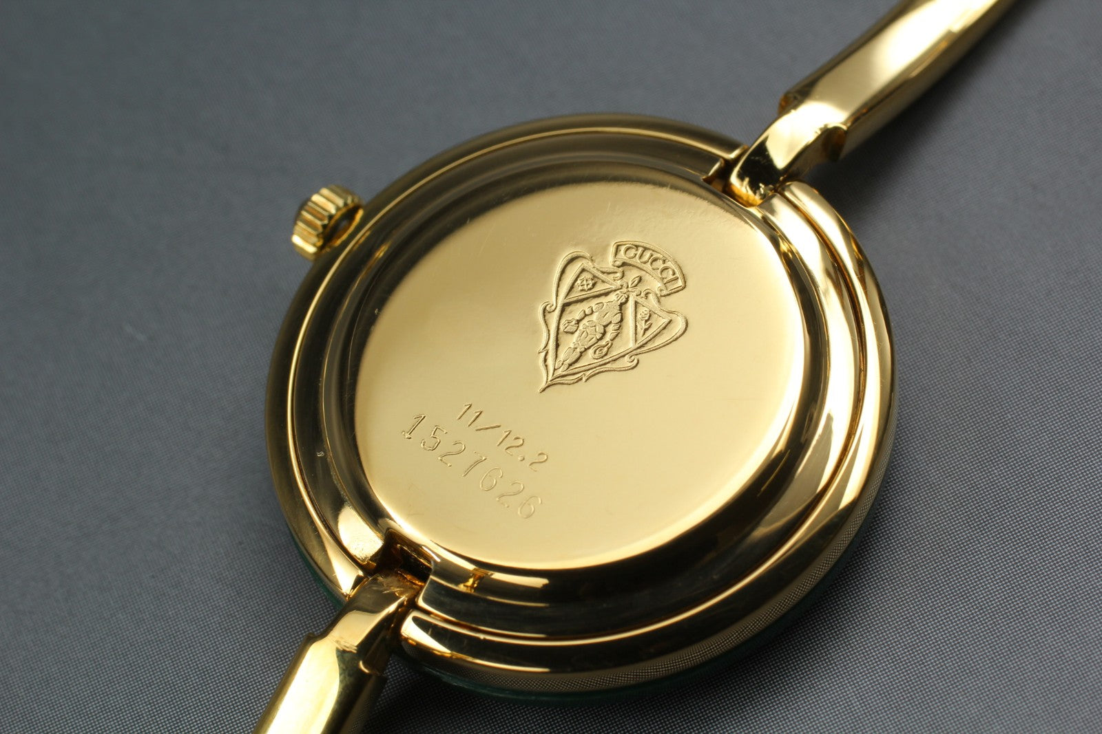 New Batt Vintage GUCCI Change Bezel 11/12.2 Quartz Women's Watch 25mm JAPAN Box