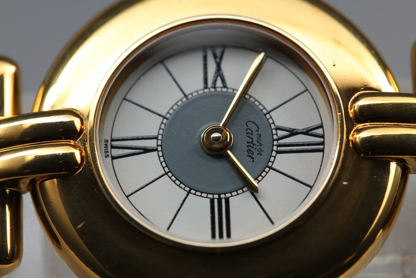 Vintage [Near MINT Box] Cartier Must Colisee Vermeil 590002 Women's Quartz Watch