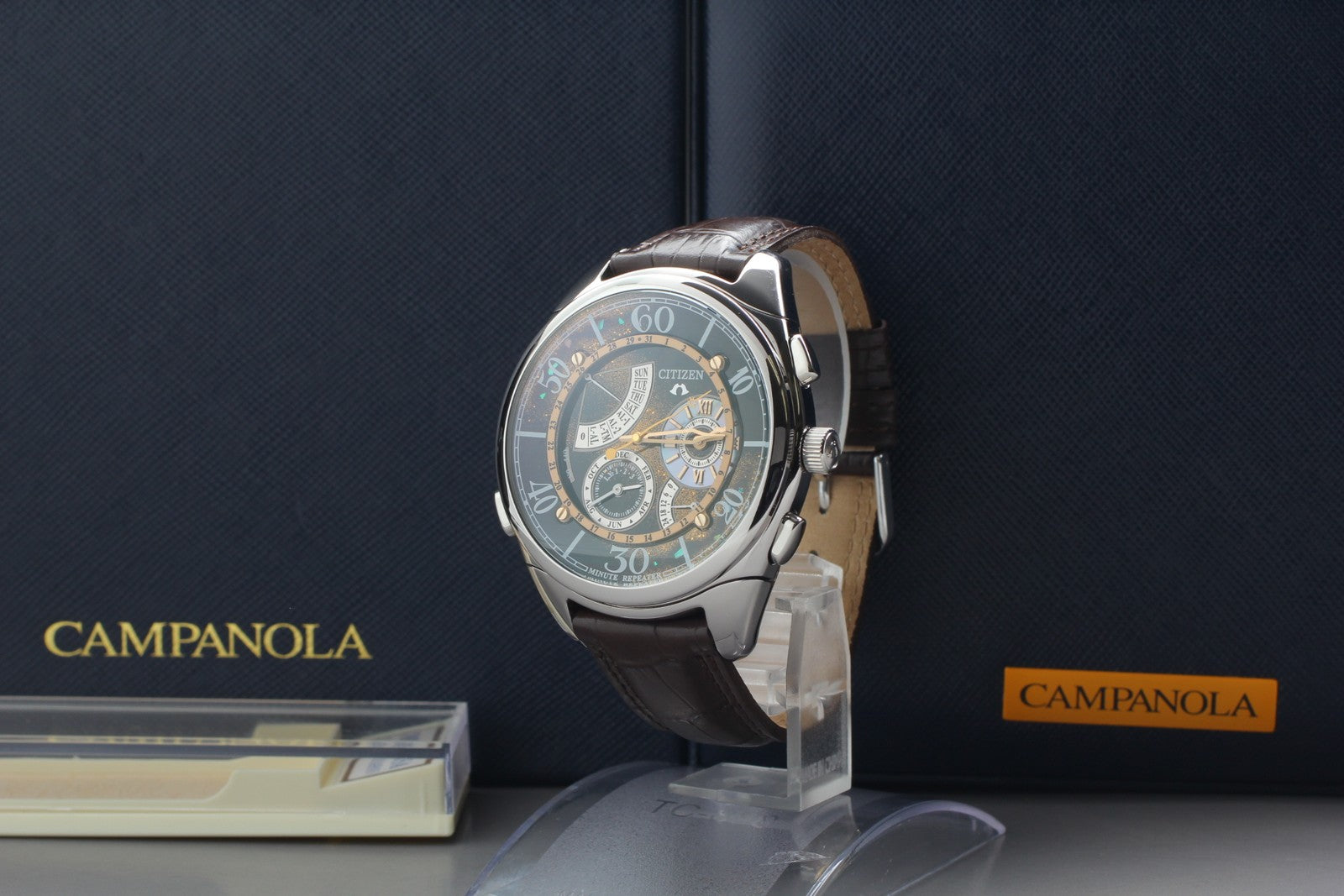 Limited[N MINT Box] Citizen Campanola 6765-T008186TA Minute Repeater Men's Watch