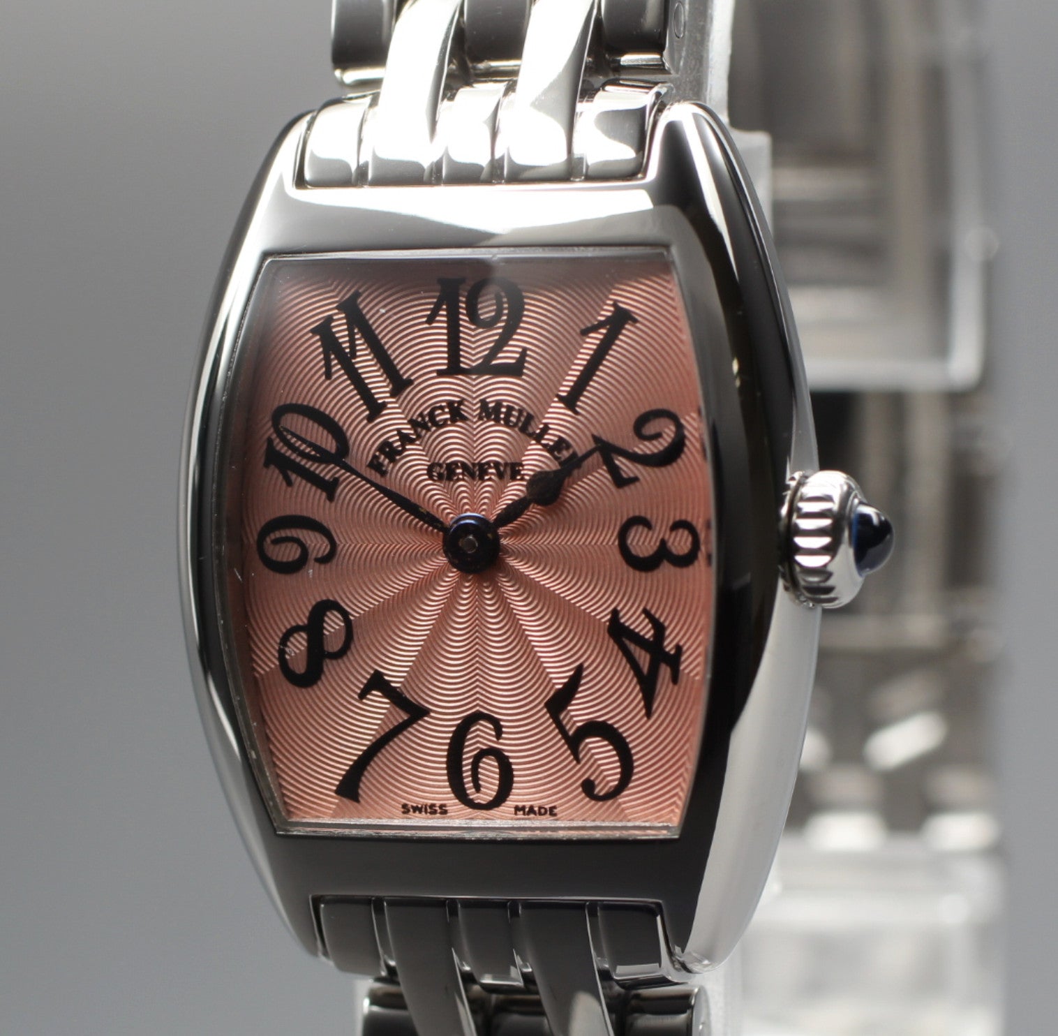 [Exc+5 Box] Franck Muller Tonneau Curvex 2251QZ 22mm Pink Women's  Quartz Watch