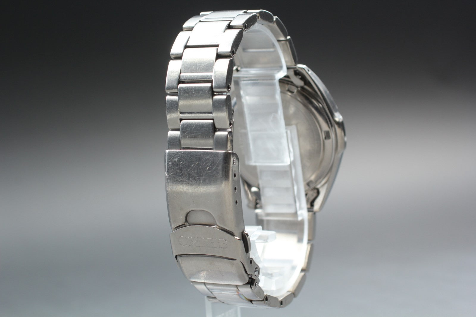 Overhauled SEIKO Alpinist 8F56-00D0 SBCJ021 Perpetual Titanium Men's Watch JAPAN