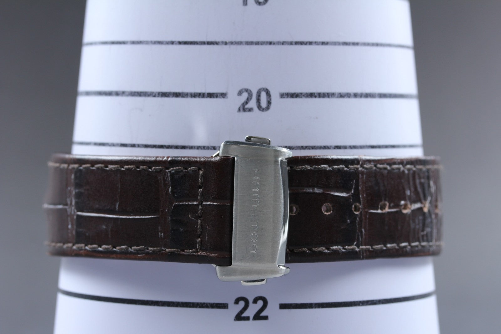 [Exc+5 Box] HAMILTON Jazzmaster H327050 Open Heart Brown Automatic Men's Watch