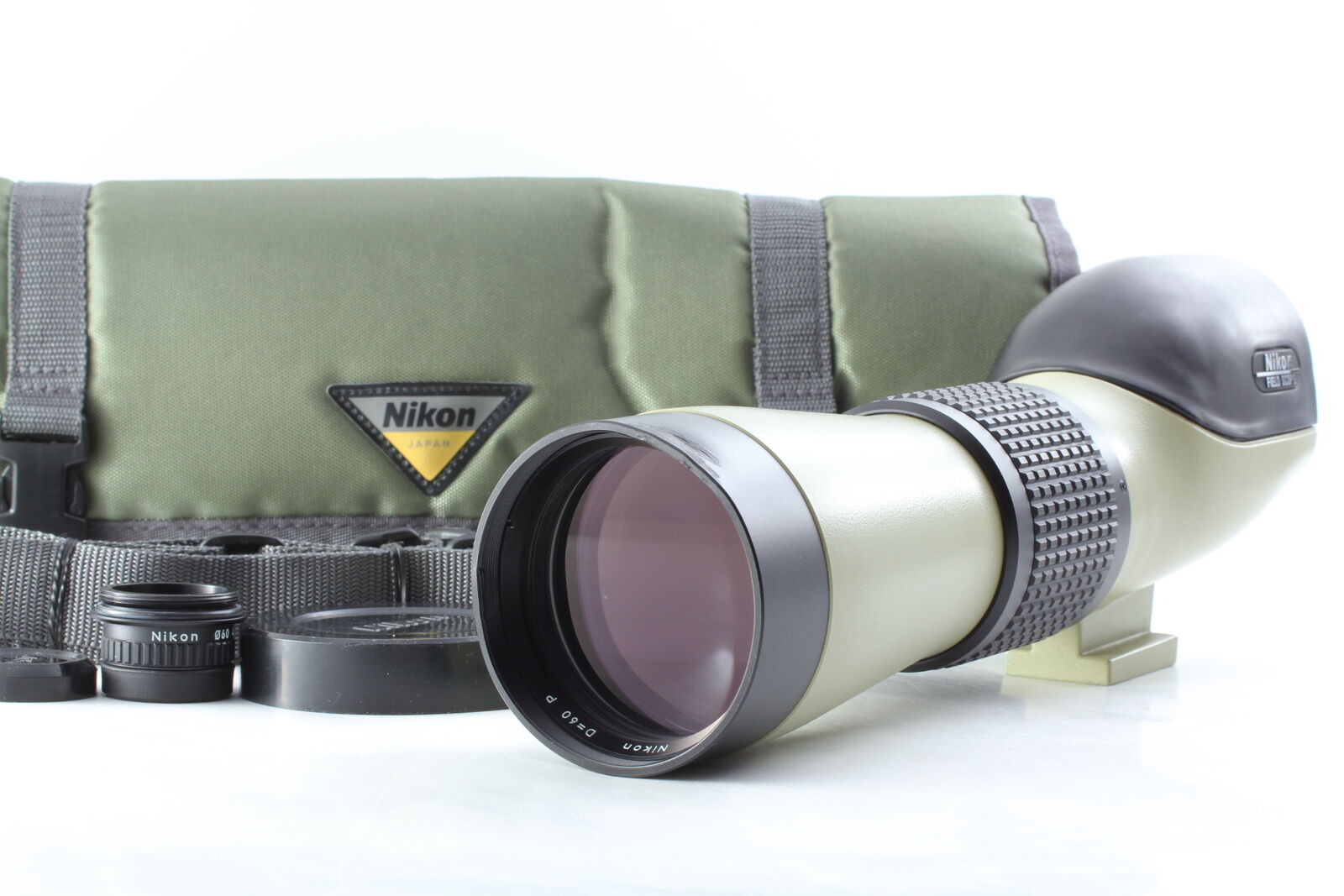 [ Exc+5 in Case ] Nikon Fieldscope Field Scope II D60 + 40x Eyepiece From JAPAN