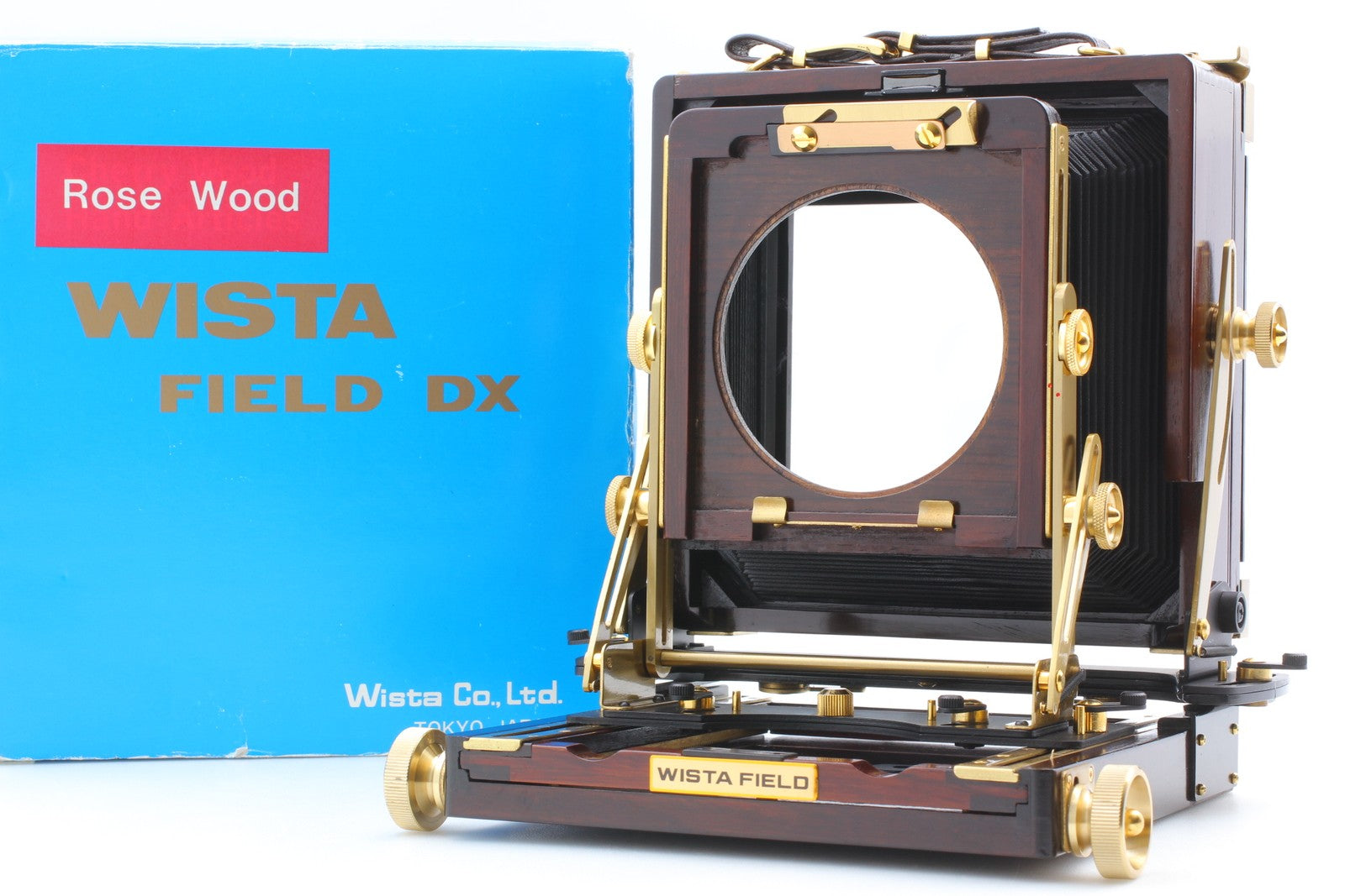 NOS [Top MINT] Wista Field 45 DX Rose Wood 4x5 Film Camera From JAPAN