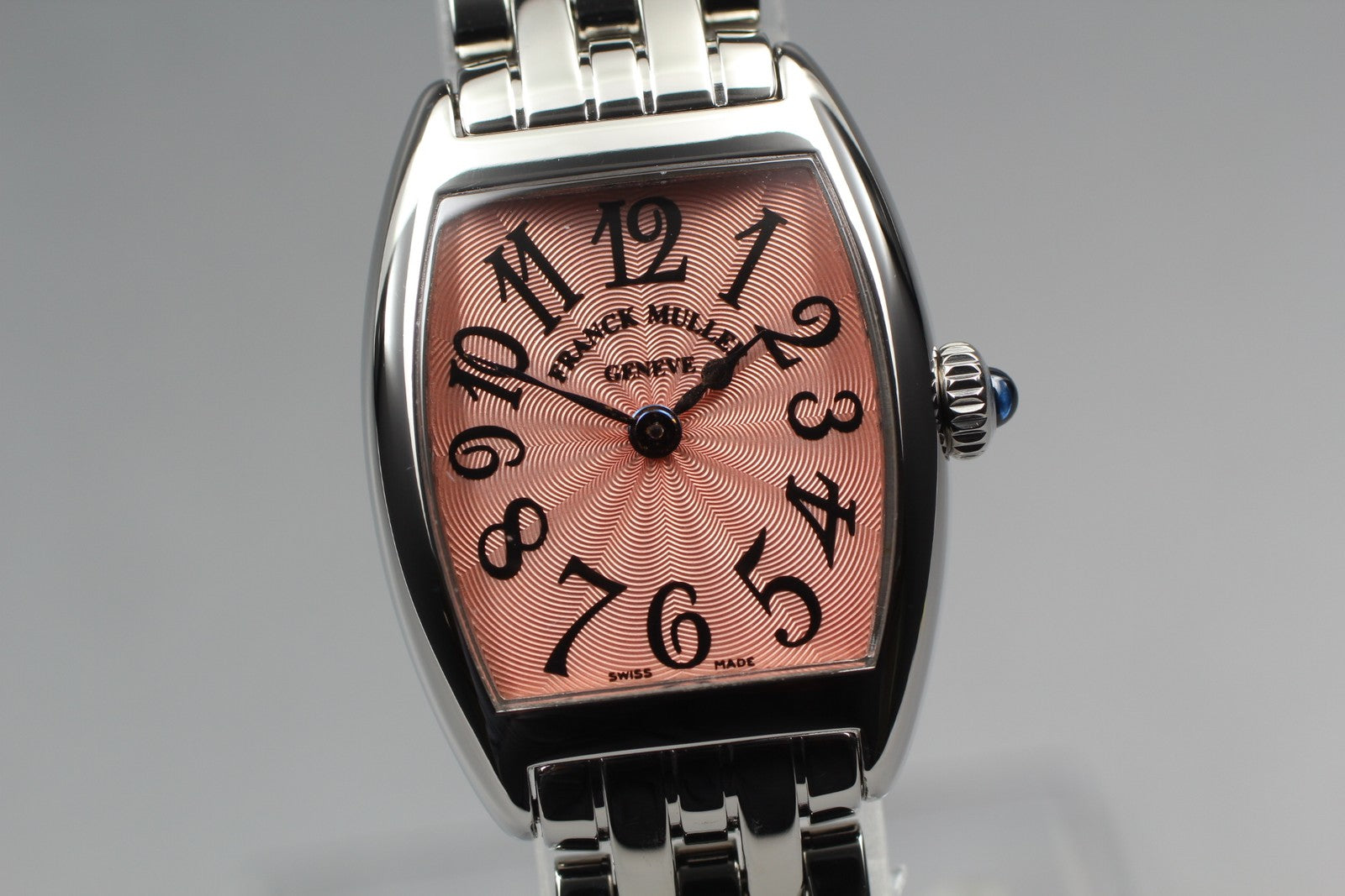 [Exc+5 Box] Franck Muller Tonneau Curvex 2251QZ 22mm Pink Women's  Quartz Watch
