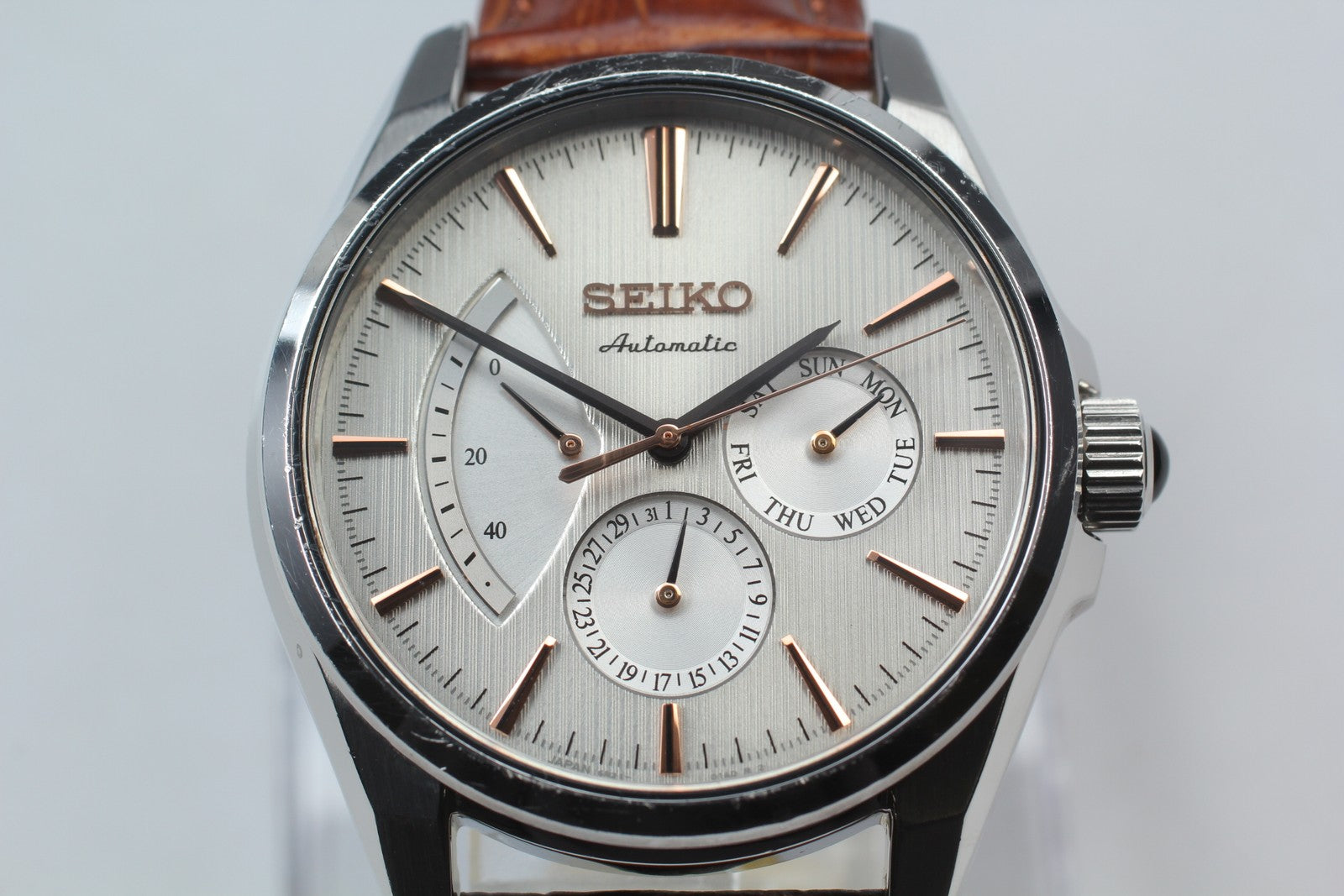 [Exc+5 Box] SEIKO Presage SARW033 6R21-01C0 Power Reserve AT Men's Watch JAPAN