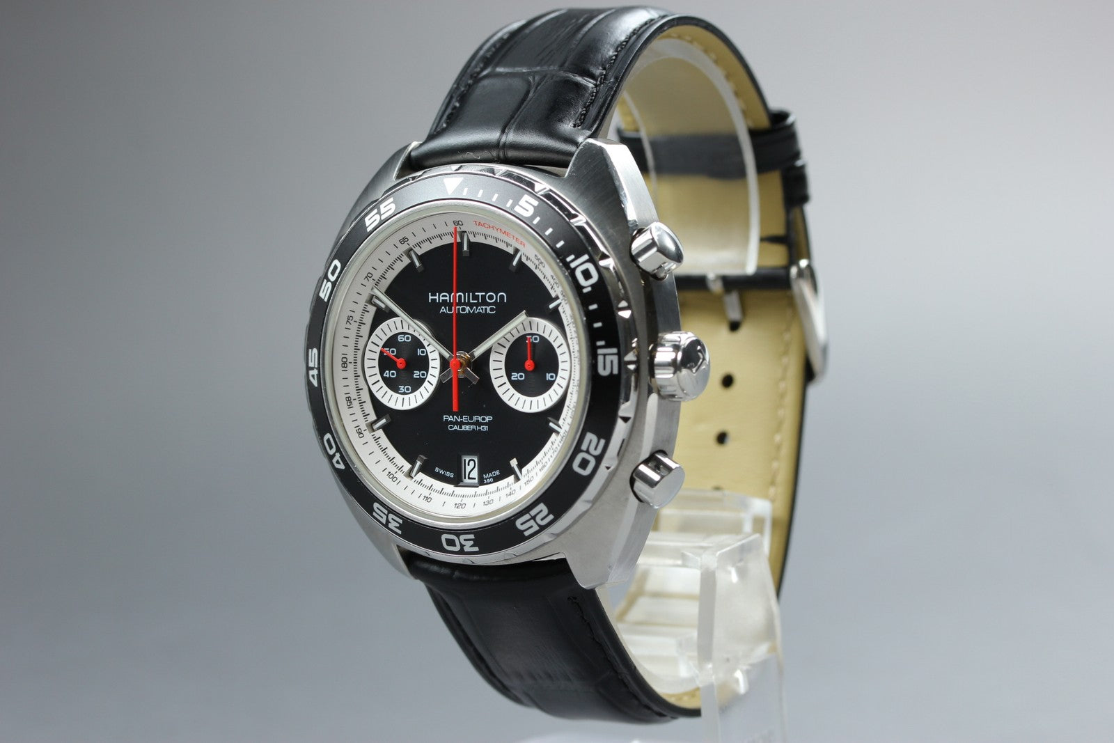 HAMILTON Pan Europ H357560 Chronograph 44mm Automatic Black Men's Watch