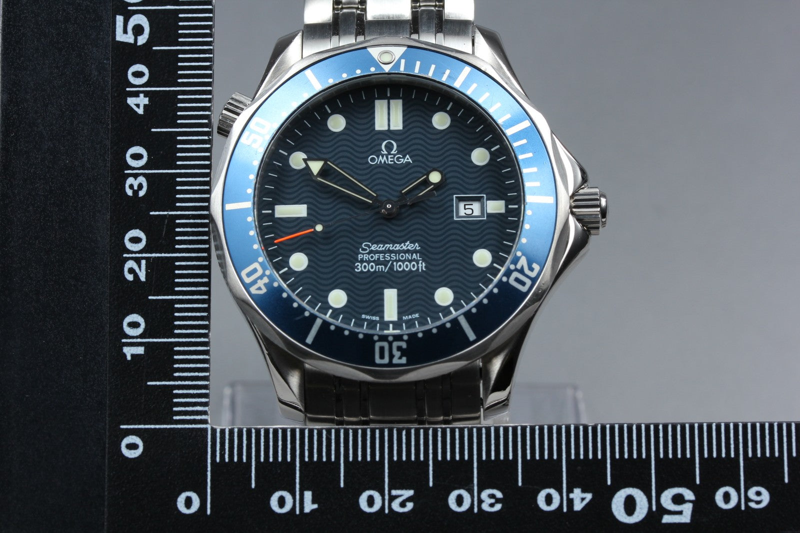 OMEGA Seamaster 300M 2541.80 Cal.1538 196.1523 Blue 41mm Qz Men's Watch [Box]
