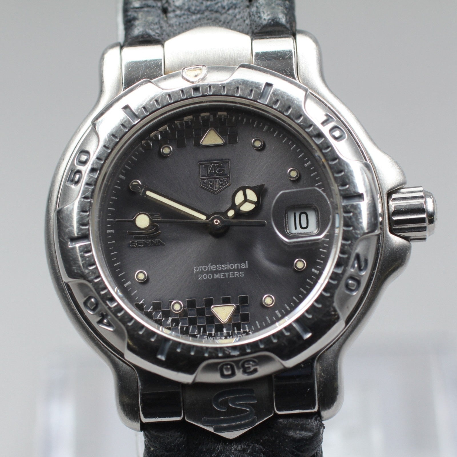 TAG Heuer 6000 WH1314 SENNA Limited Edition Women's Watch 27mm JAPAN