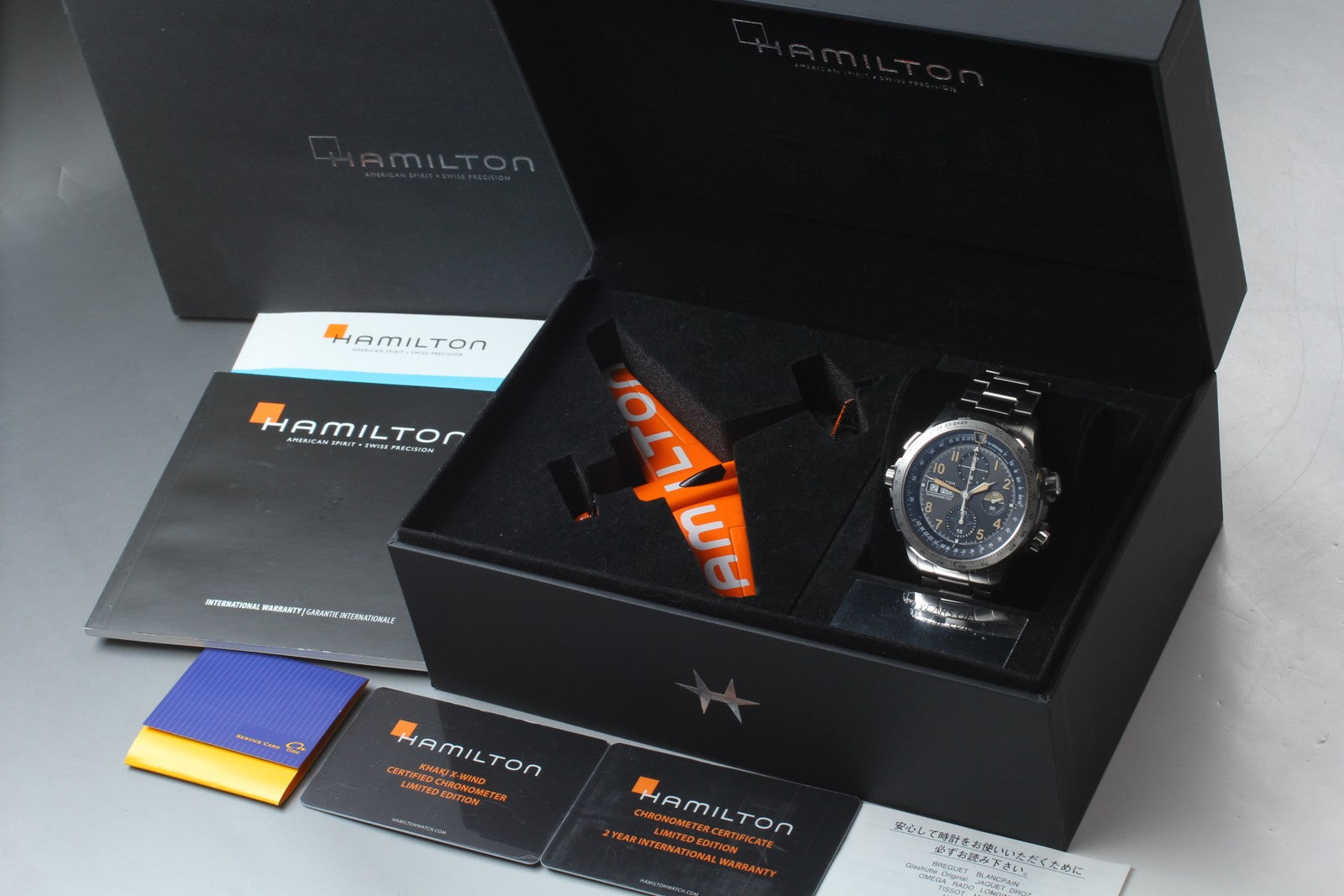 [Limited Box] Hamilton Khaki X-Wind Chronometer H777960 45mm AT Men's Watch