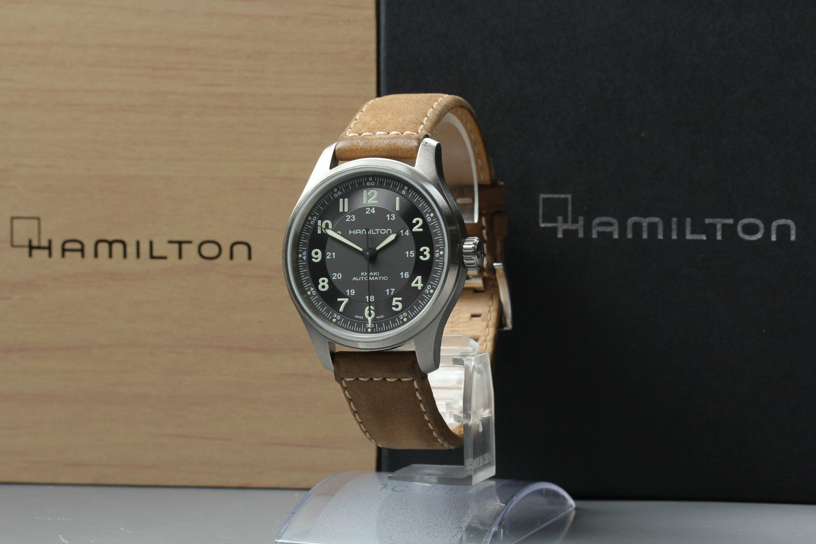 [Exc+5 Box] Hamilton Khaki Field H705400 41mm Automatic Men's Watch JAPAN
