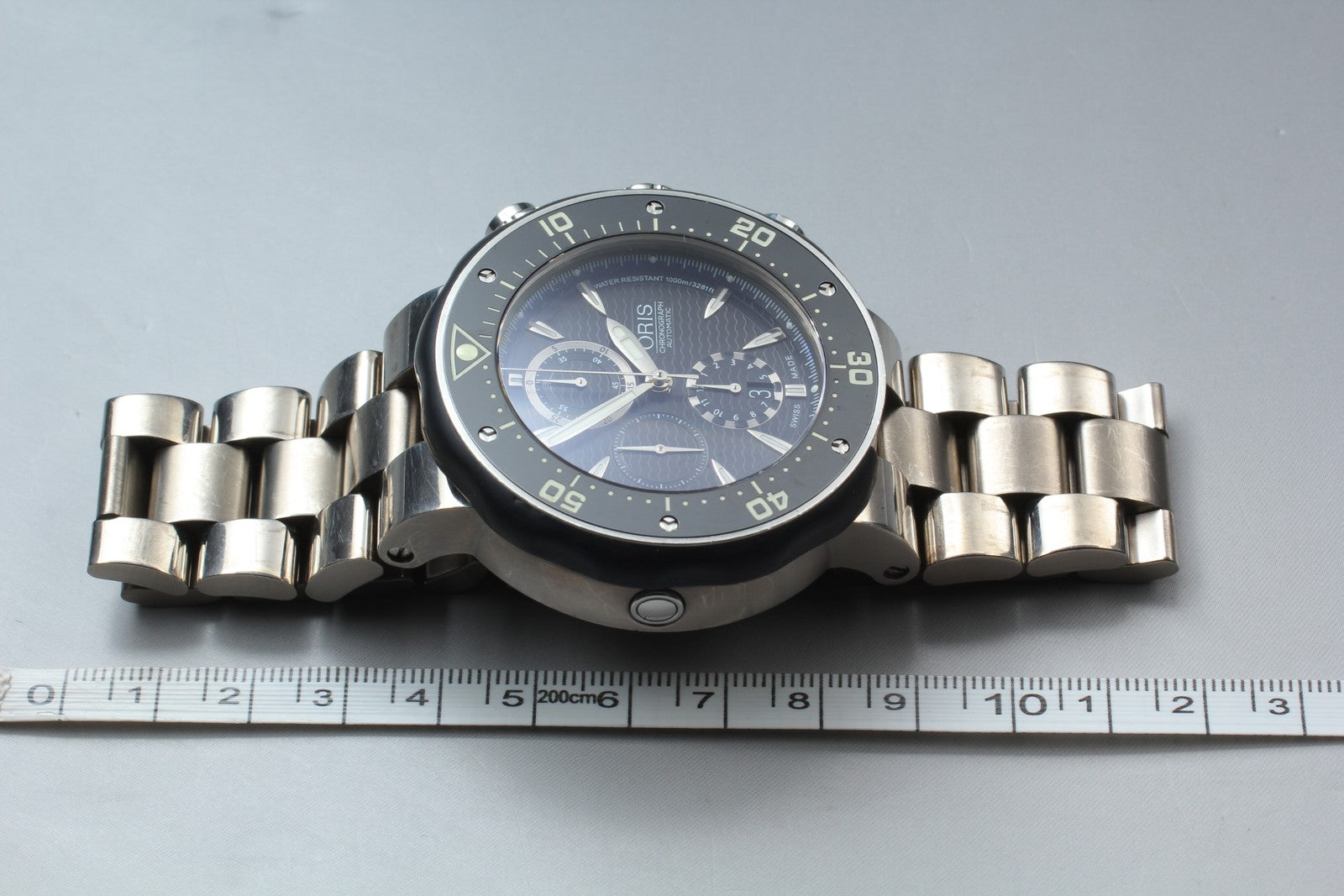 ORIS ProDiver Chronograph 7630-71 Black Date 51mm Automatic Men's Watch [w /Box]