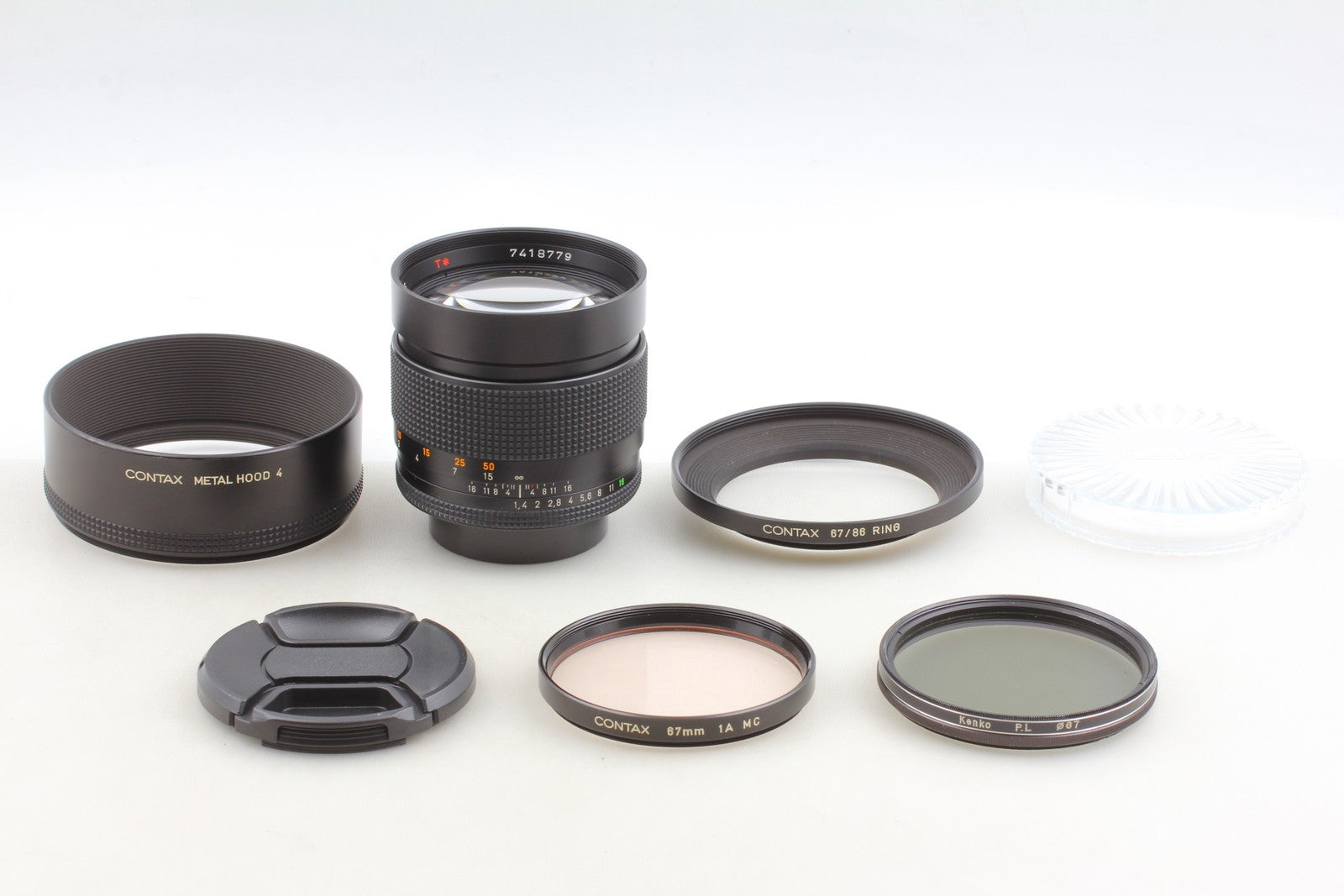 [MINT w/ Hood] Contax Carl Zeiss Planar T* 85mm F/1.4 Lens CY Mount MMJ JAPAN