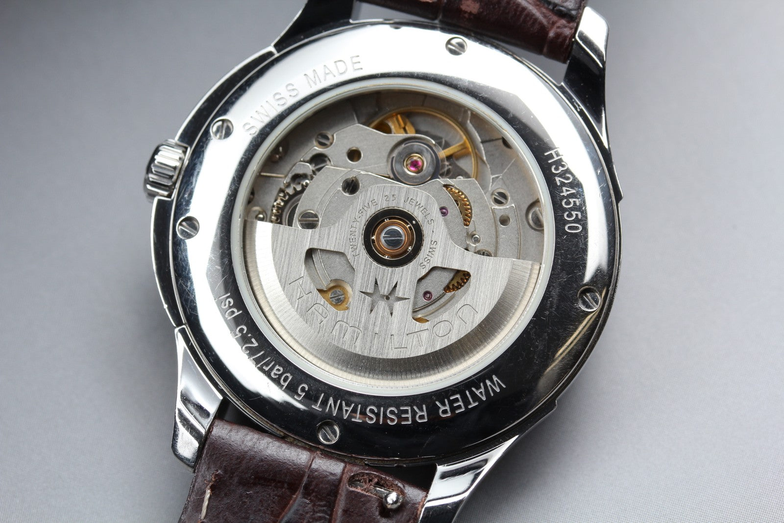 HAMILTON Jazzmaster Viewmatic H324550 37mm Silver Automatic Men's Watch [Box]