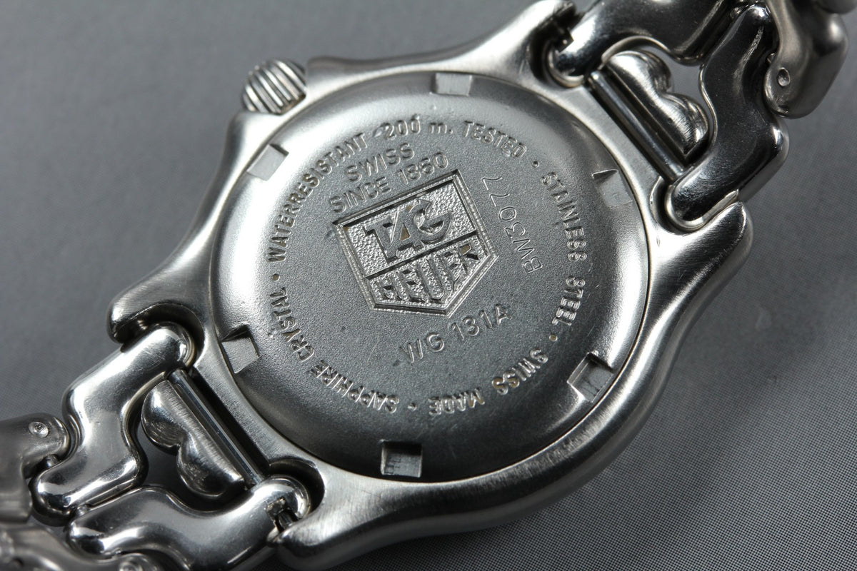 TAG HEUER SEL Professional WG131A Quartz Blue Dial Women's Watch 28mm From JAPAN