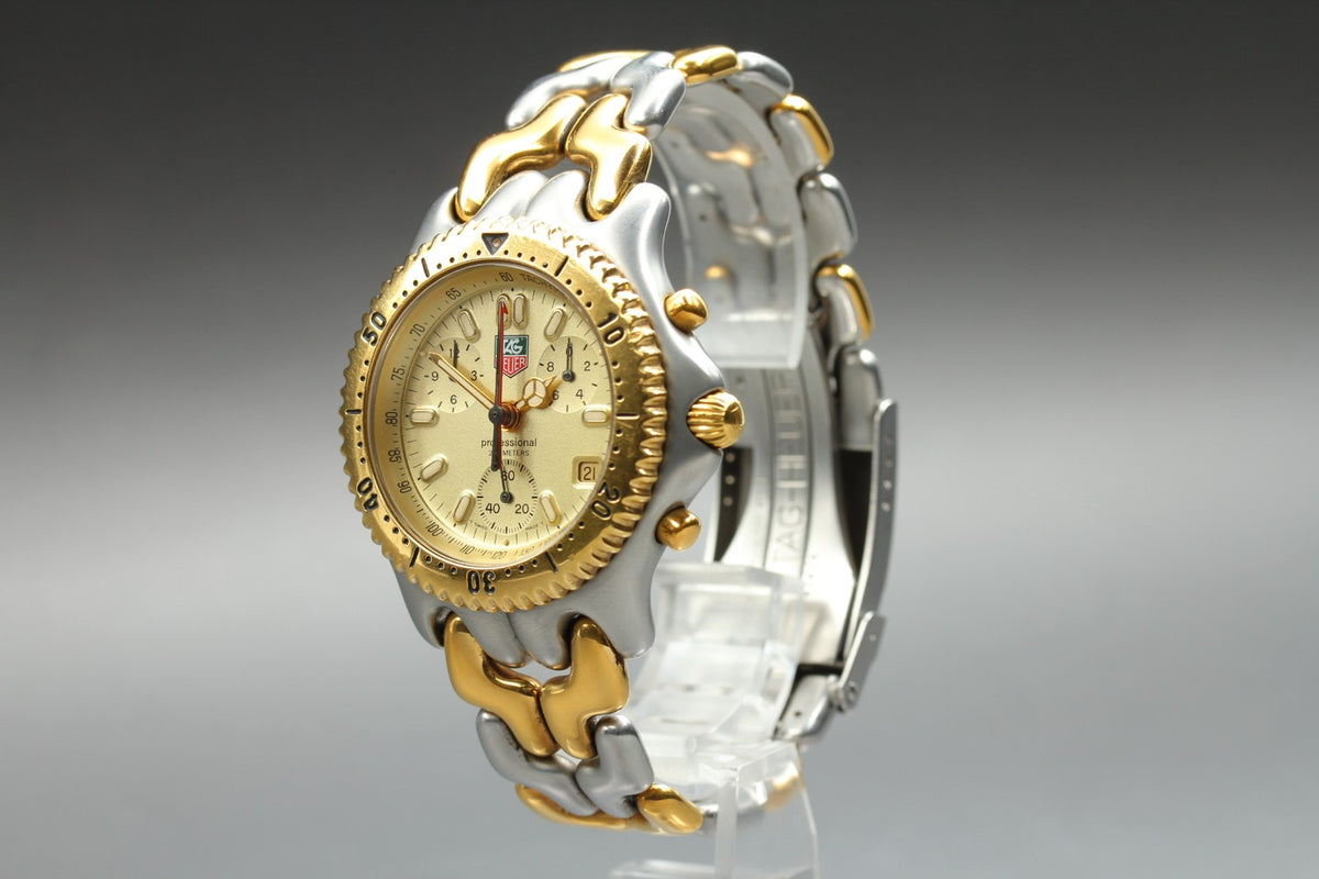 TAG HEUER S/el Professional 200 Chronograph S35.406 Quartz Men's Watch 38mm JP