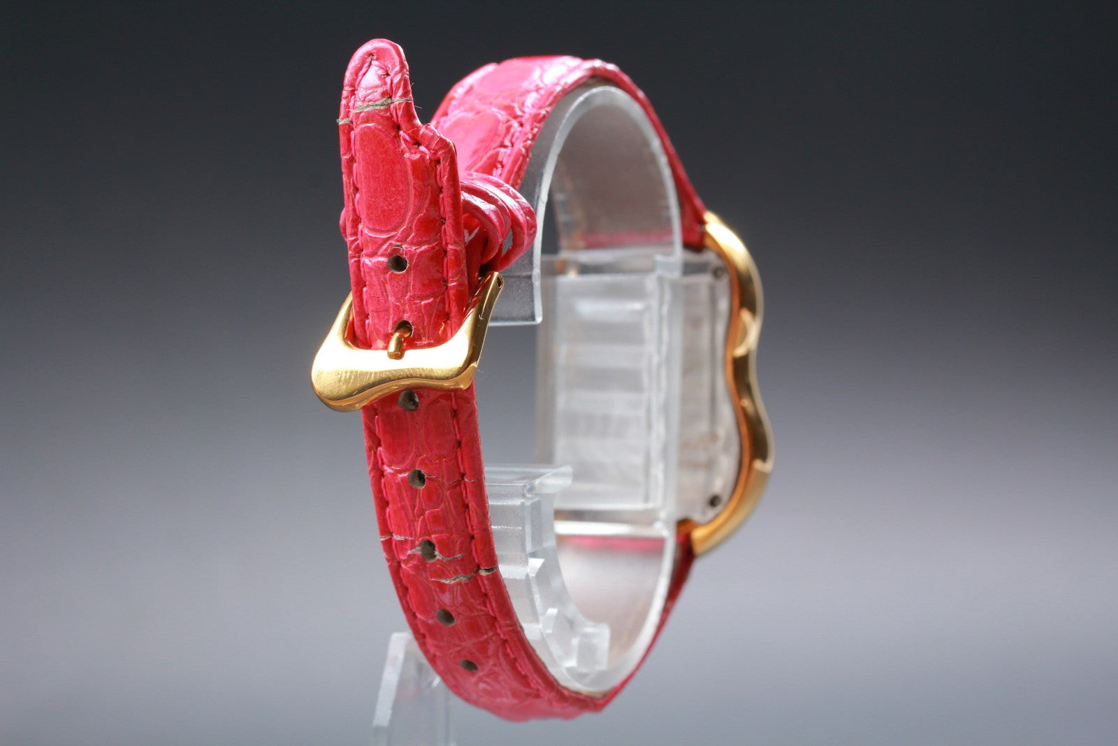 [Exc+5] Salvador Dali softwatch 022146 Gold Pink 26mm Women's Quartz Watch JAPAN