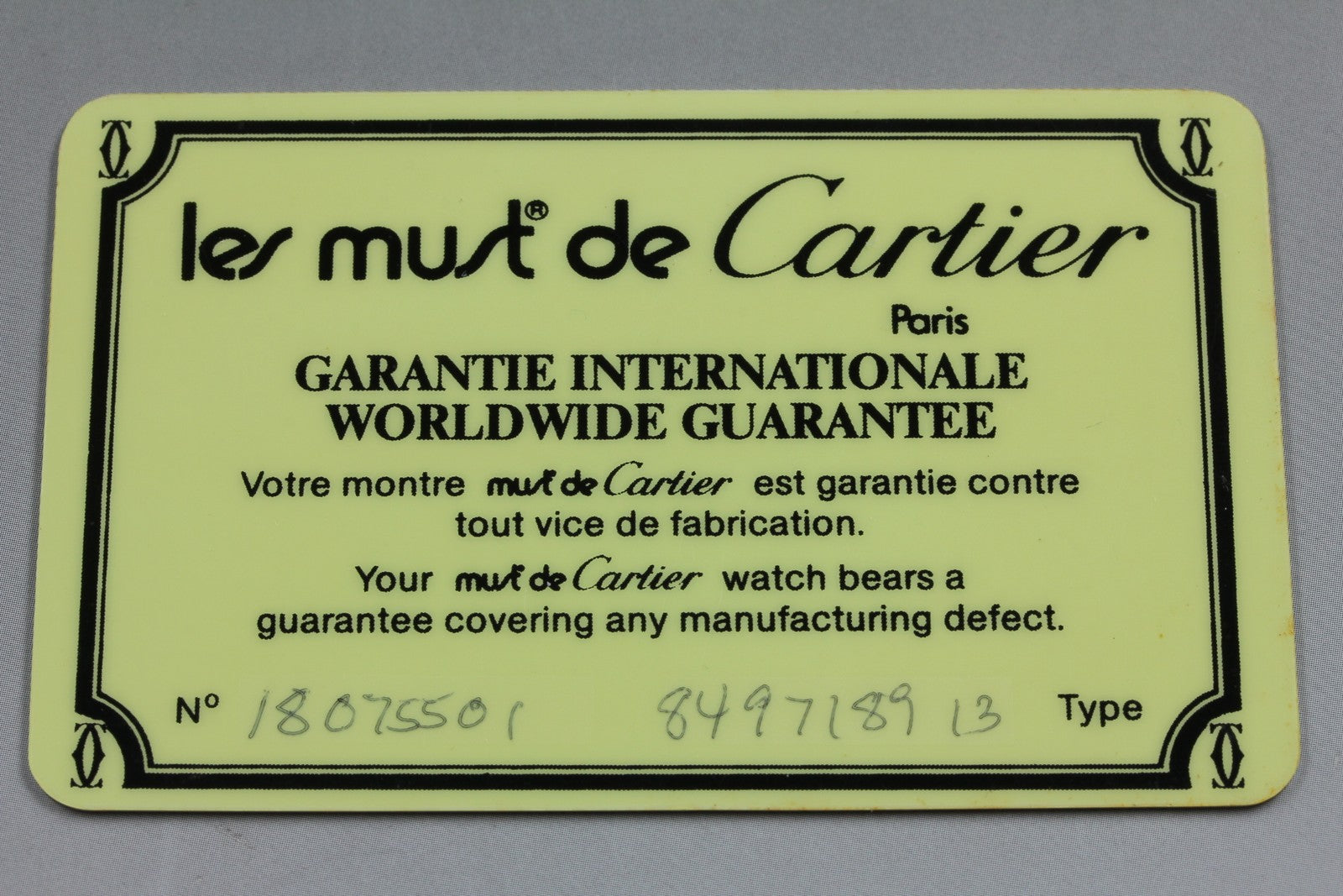 Vintage [Exc+4 Box] Cartier Must Vendome Vermeil Gold 23mm Women's Quartz Watch