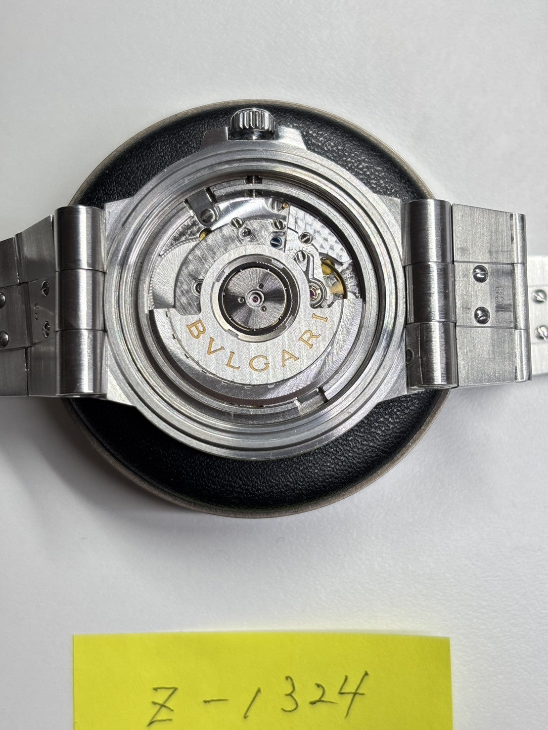 Overhauled [Exc+5] BVLGARI Diagono Scuba SD38S Black Automatic Men's Watch