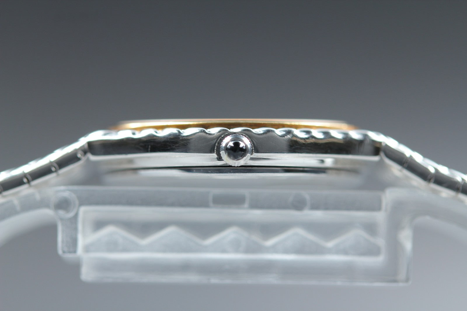 Vintage [Exc+5] SEIKO Credor 1271-0060 23mm Silver Gold Quartz Women's Watch