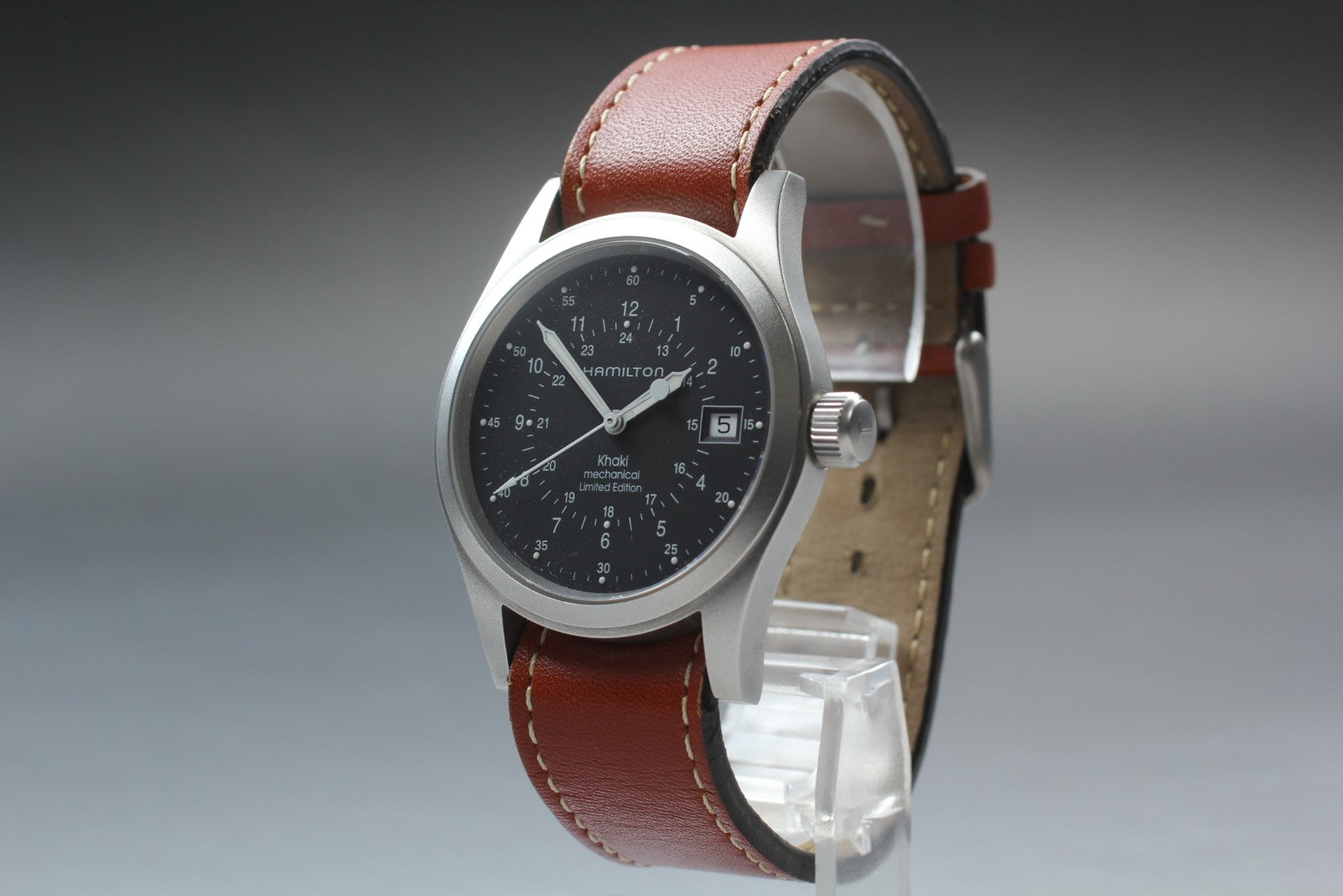 [N MINT-] Hamilton Khaki Mechanical H041221925 041220 Mens Watch Limited Edition