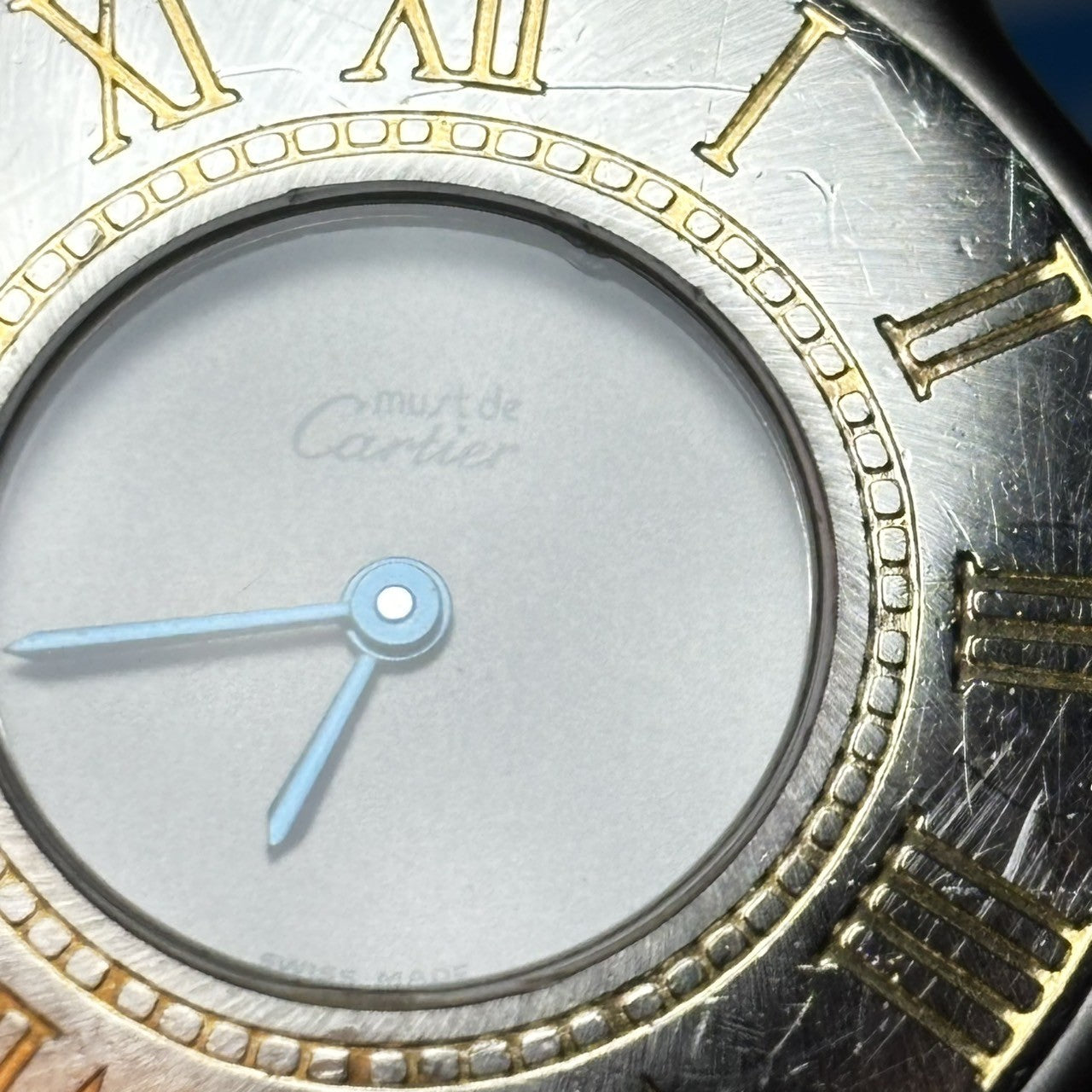 Vintage [Exc+5] Cartier Must de Cartier 21 30mm Unisex Quartz Watch From JAPAN