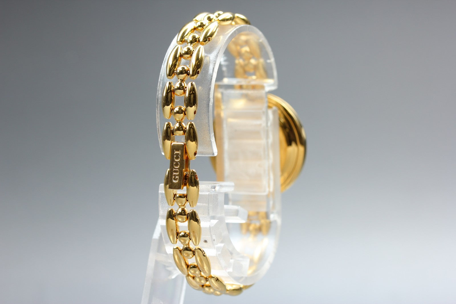 [Overhauled] Gucci Change Bezel 11/12.2 Gold  Women's Quartz Watch Vintage Box
