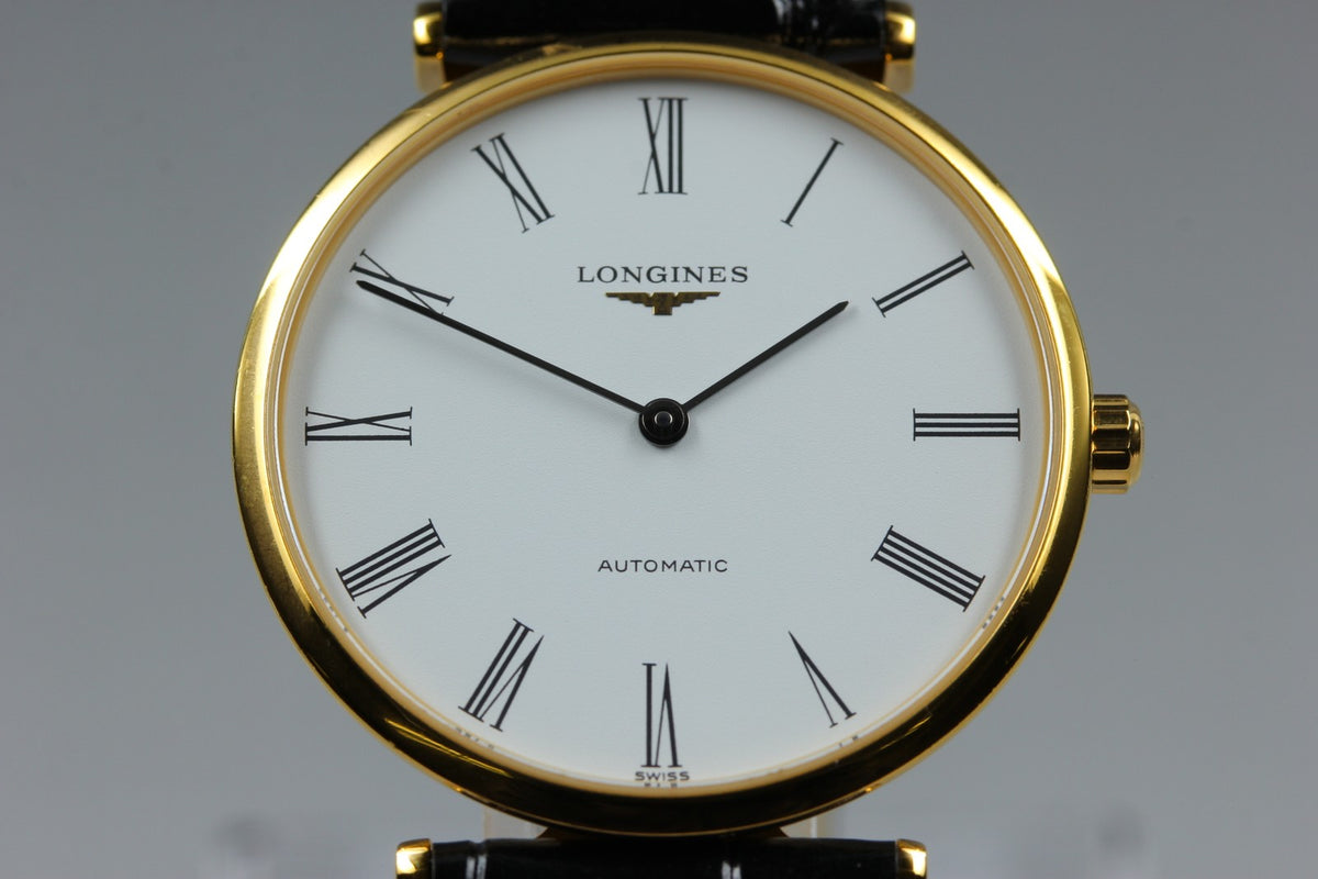 LONGINES La Grande Classique L4.708.2 Automatic White Men's Watch 34mm JAPAN