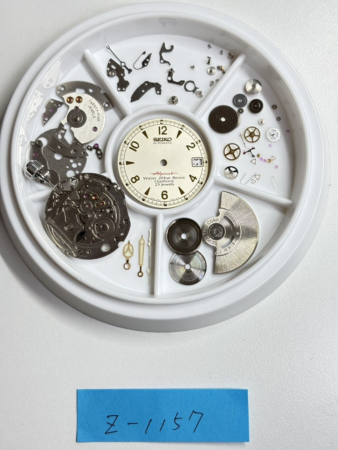 [Overhauled] SEIKO Red Alpinist 4S15-6000 SCVF007 Ivory Automatic Men's Watch