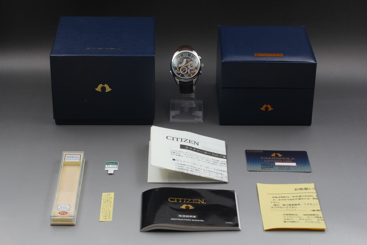 Limited[N MINT Box] Citizen Campanola 6765-T008186TA Minute Repeater Men's Watch