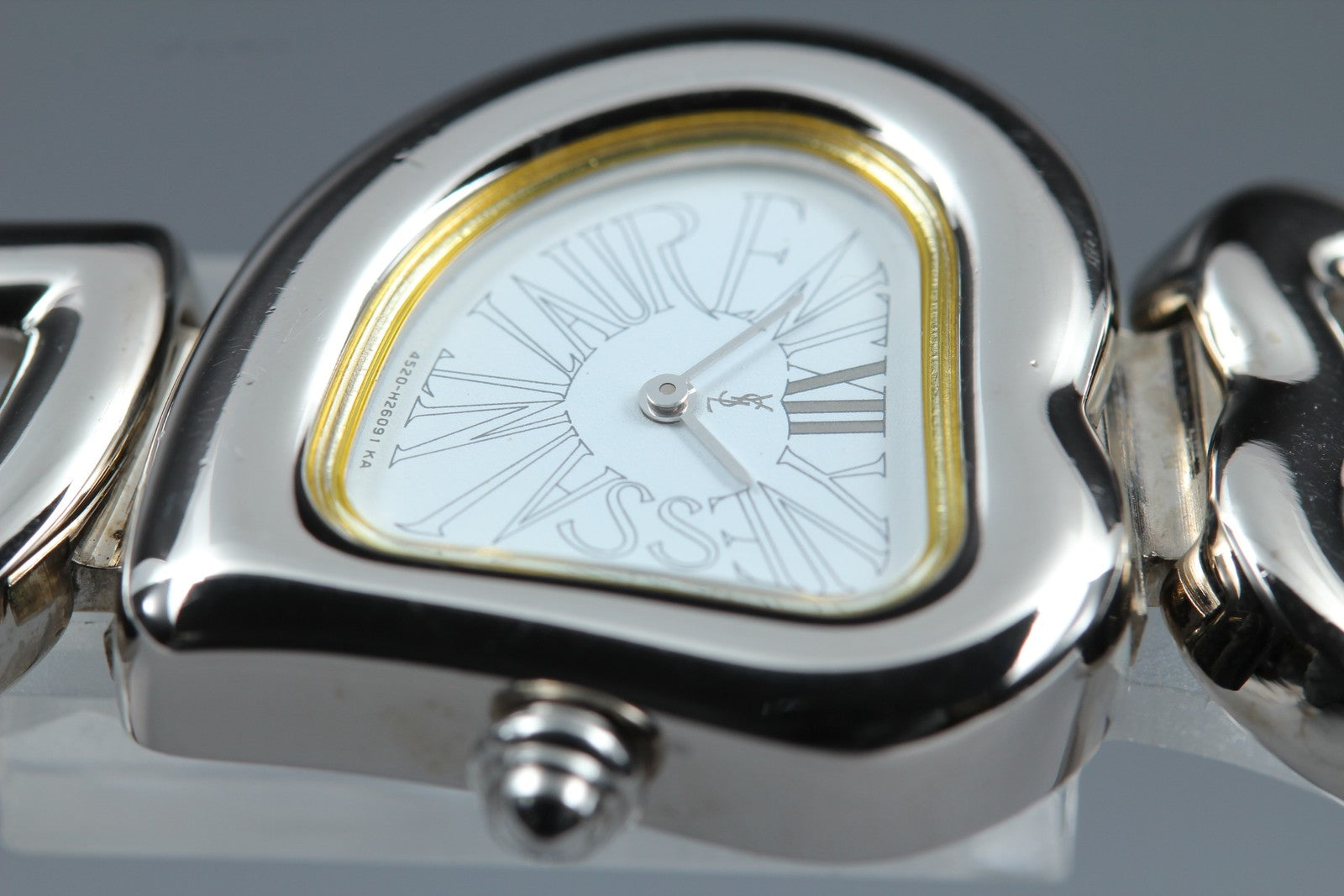 Yves Saint Laurent Heart YSL Silver 24mm 4520-H15556 Quartz Women's Watch