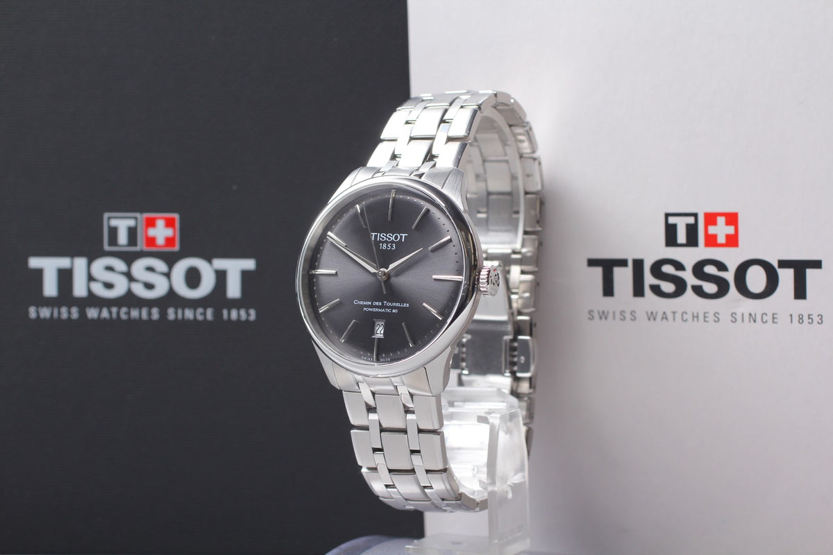 TISSOT Chemin des Tourelles Powermatic 80 T139807A Automatic Men's JP Box JAPAN