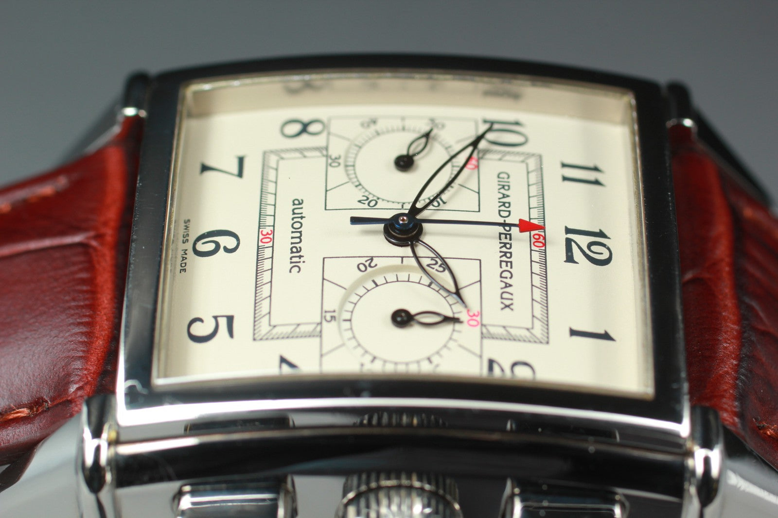 Limited [Exc+5] Girard Perregaux Vintage 1945 Chronograph 2599 Men's Watch AT