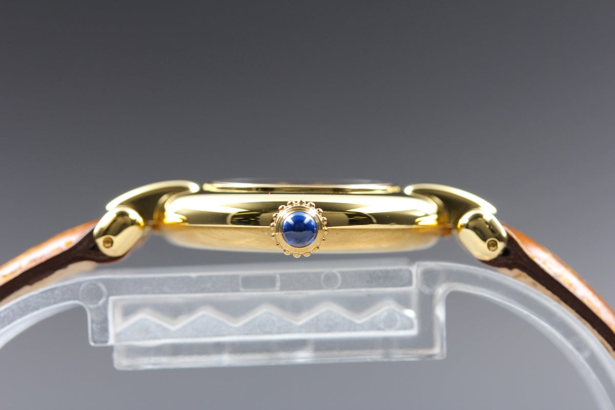 Cartier Must Colisee Vermeil 1902 Gold Women's Quartz Watch Vintage [Pouch]